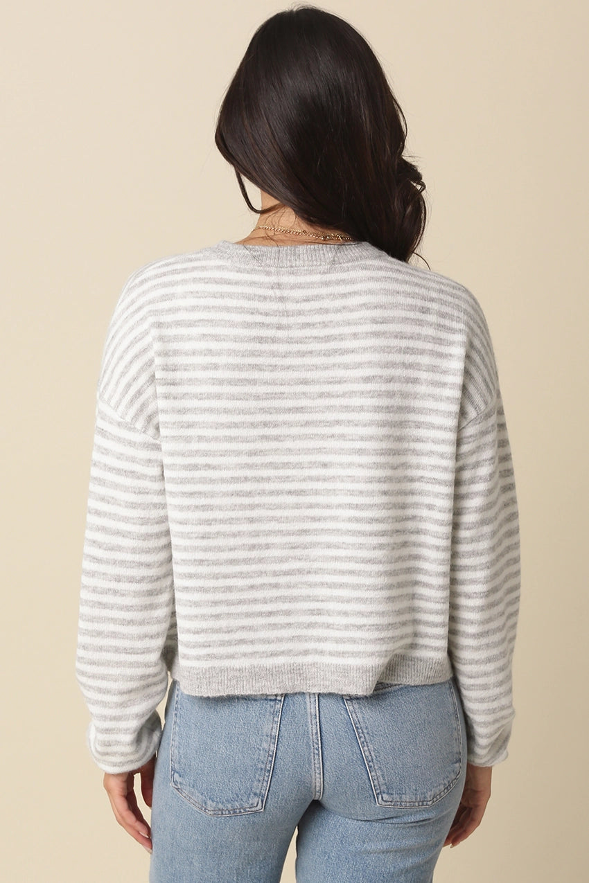 Haley Stripe Knit Top