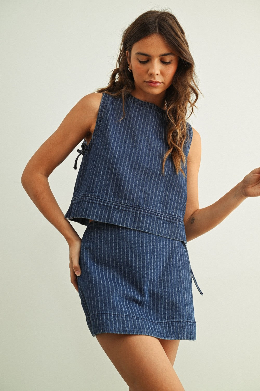 Pinstripe Society Skort