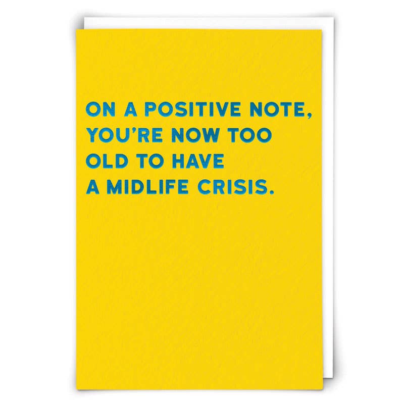Positive Note Birthday Card