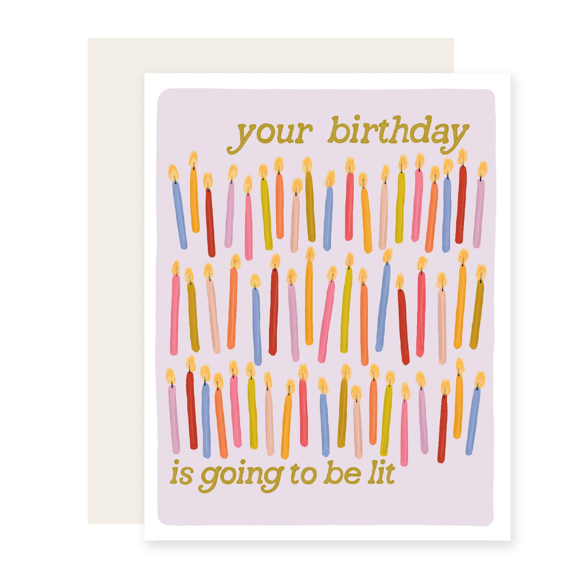 Lit Birthday Birthday Card