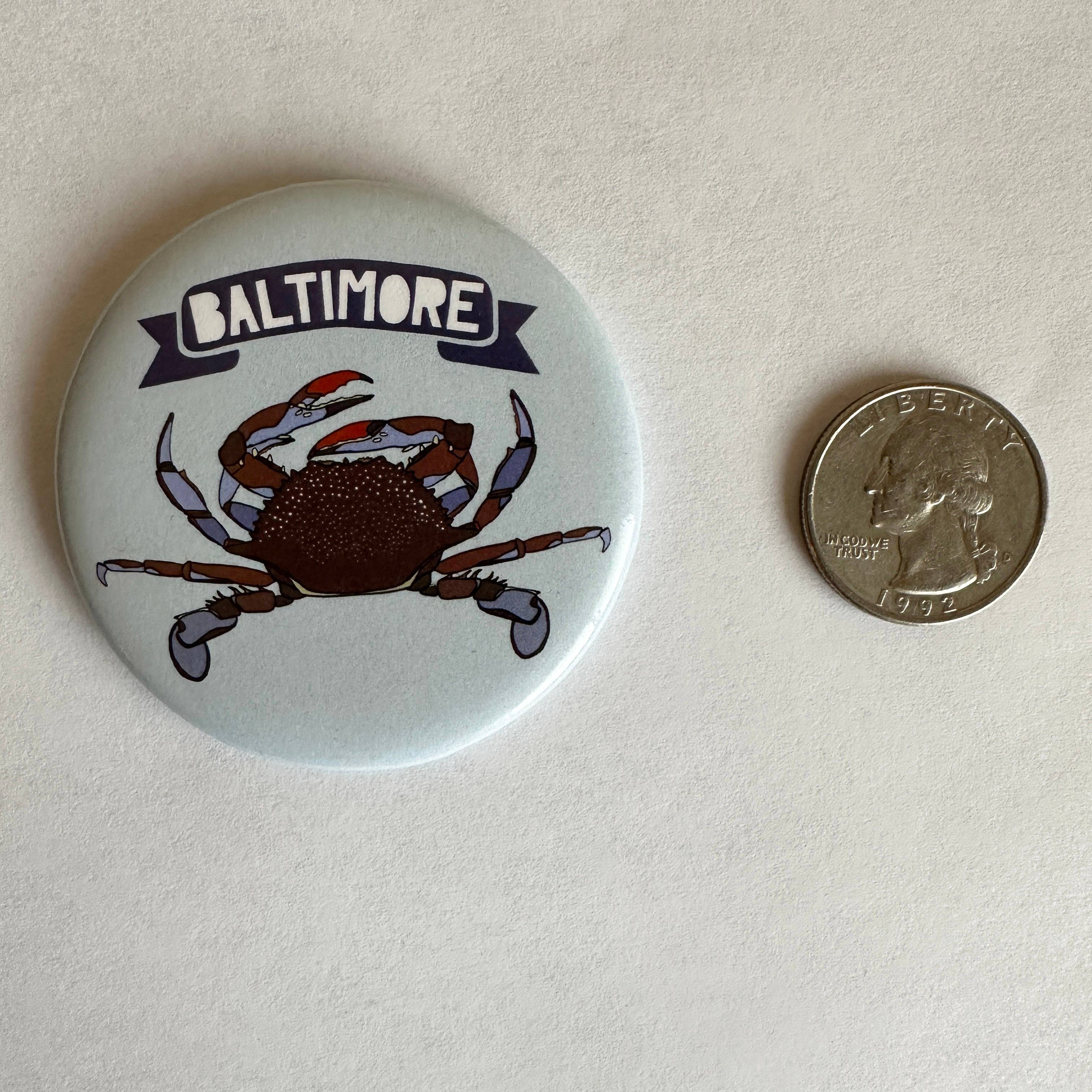 Baltimore Blue Crab Magnet