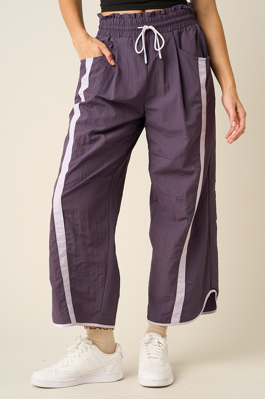 Sporty Stripe Barrel Pants
