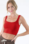 Time To Trim Ribbed Crop Top