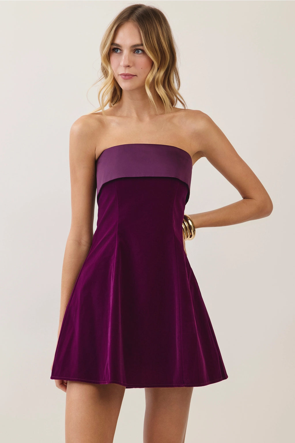 The Velvet Affair Mini Dress
