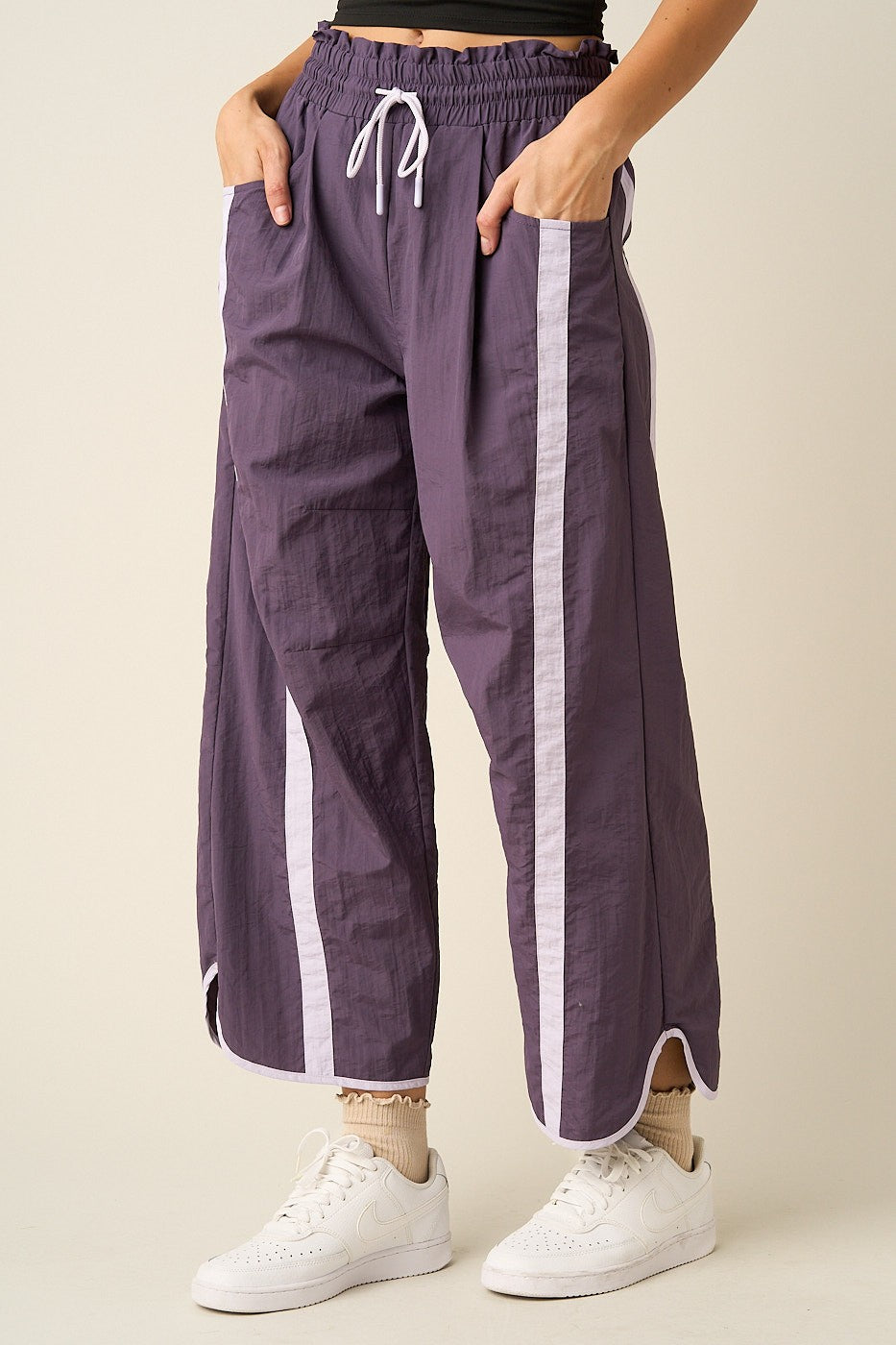Sporty Stripe Barrel Pants