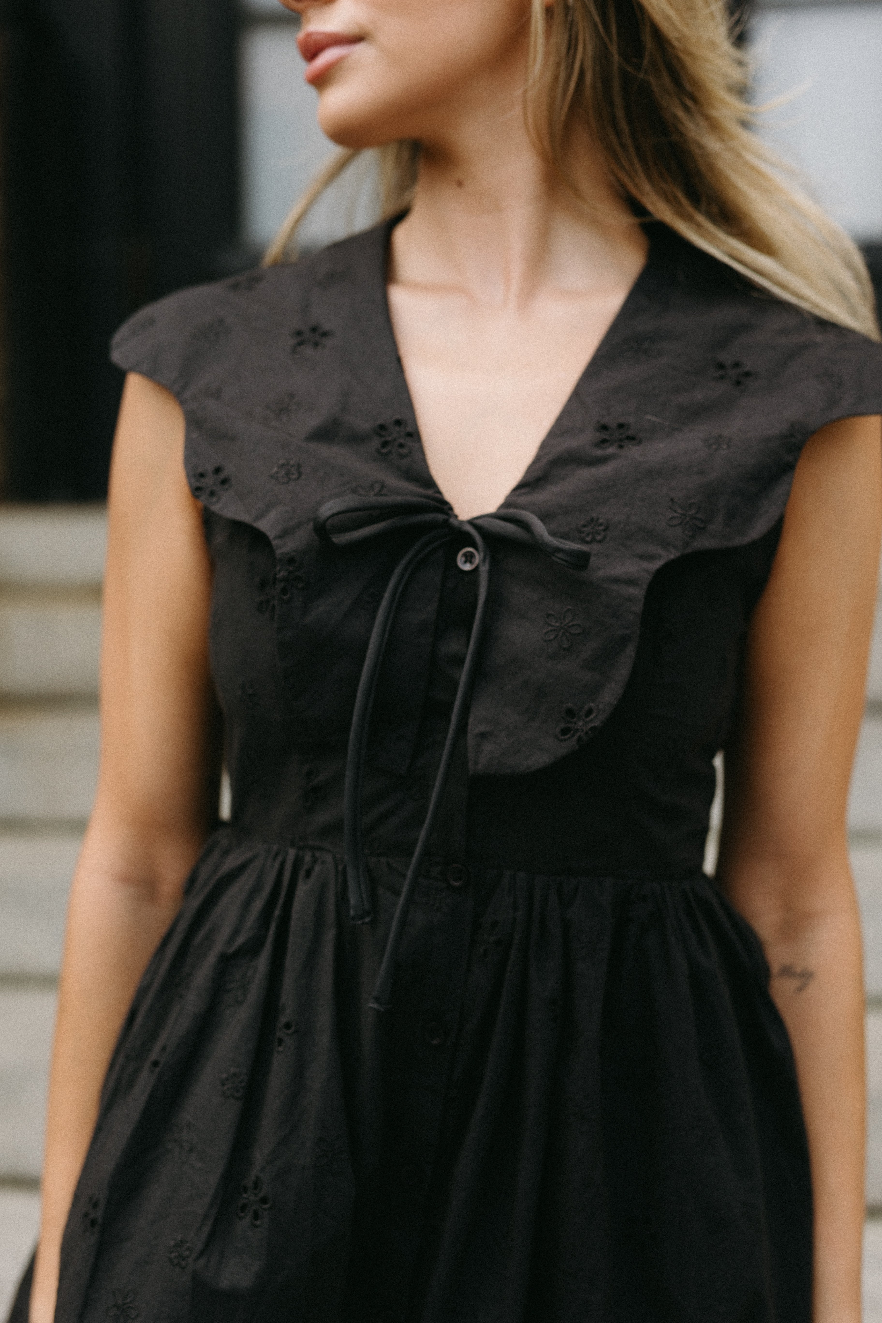 Collar & Charm Midi Dress