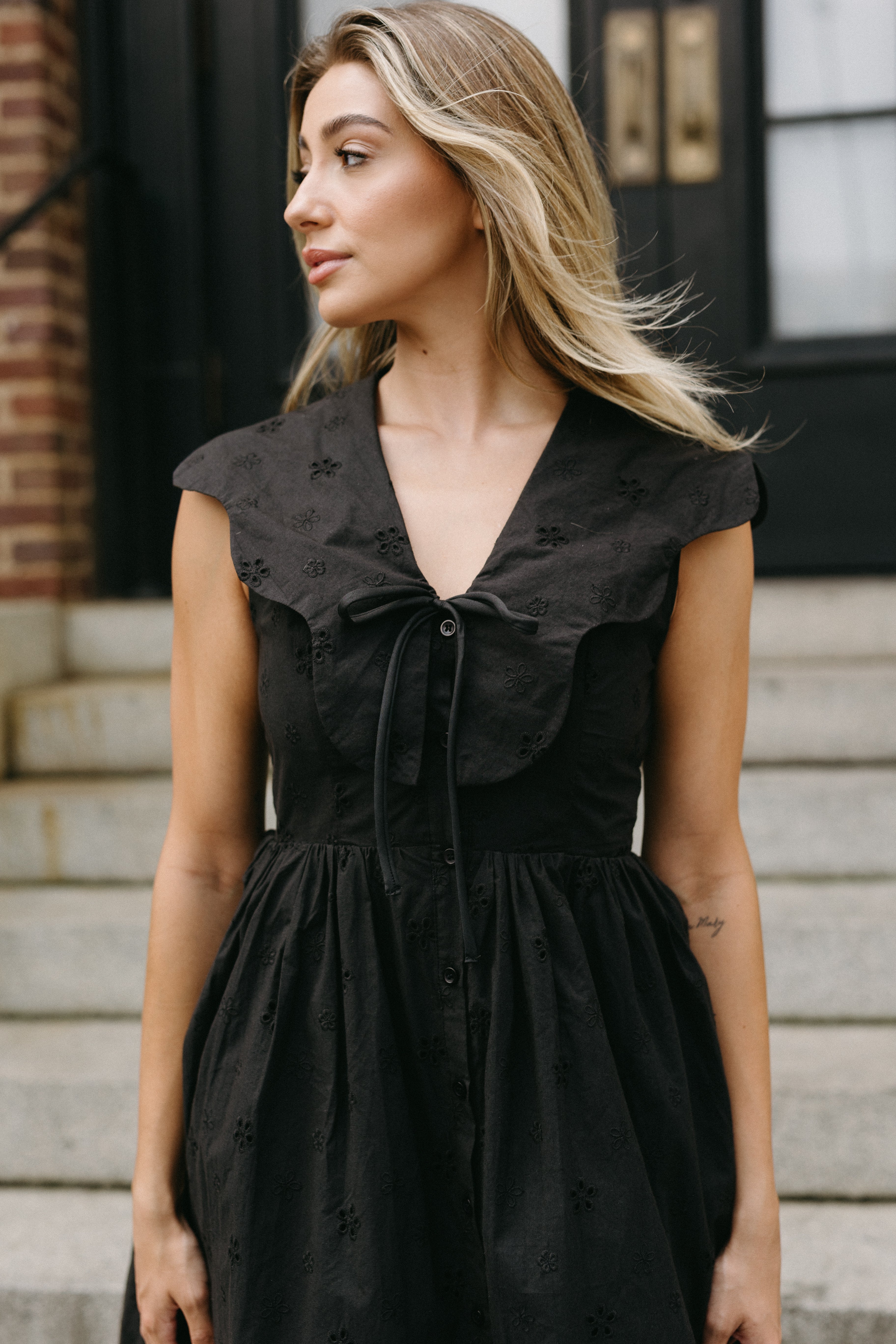 Collar & Charm Midi Dress