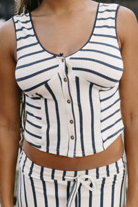 Button Up Babe Tank Top