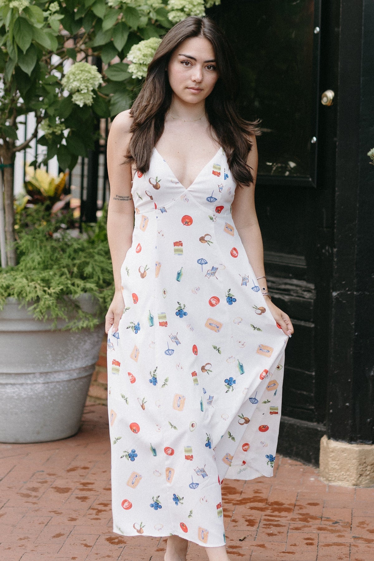 Solstice Bloom Midi Dress
