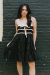 The Contrast Code Mini Dress