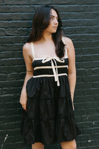 The Contrast Code Mini Dress