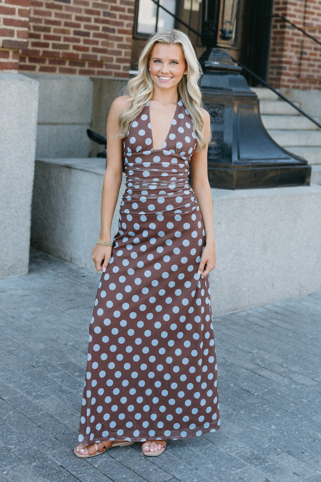 Leona Mesh Maxi Dress