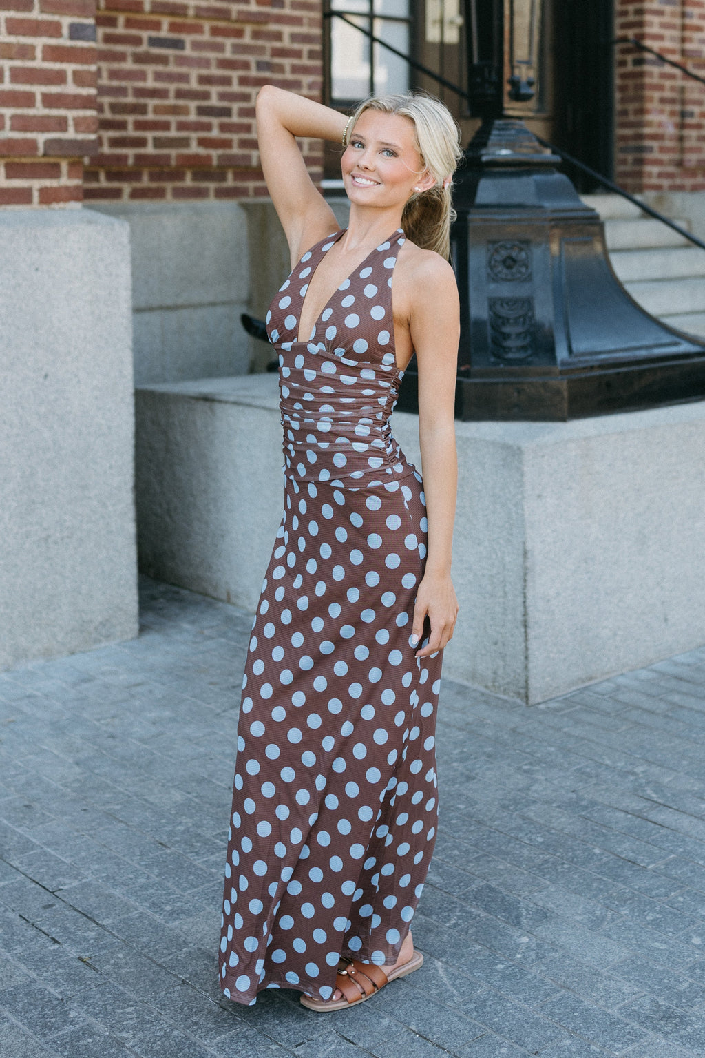 Leona Mesh Maxi Dress