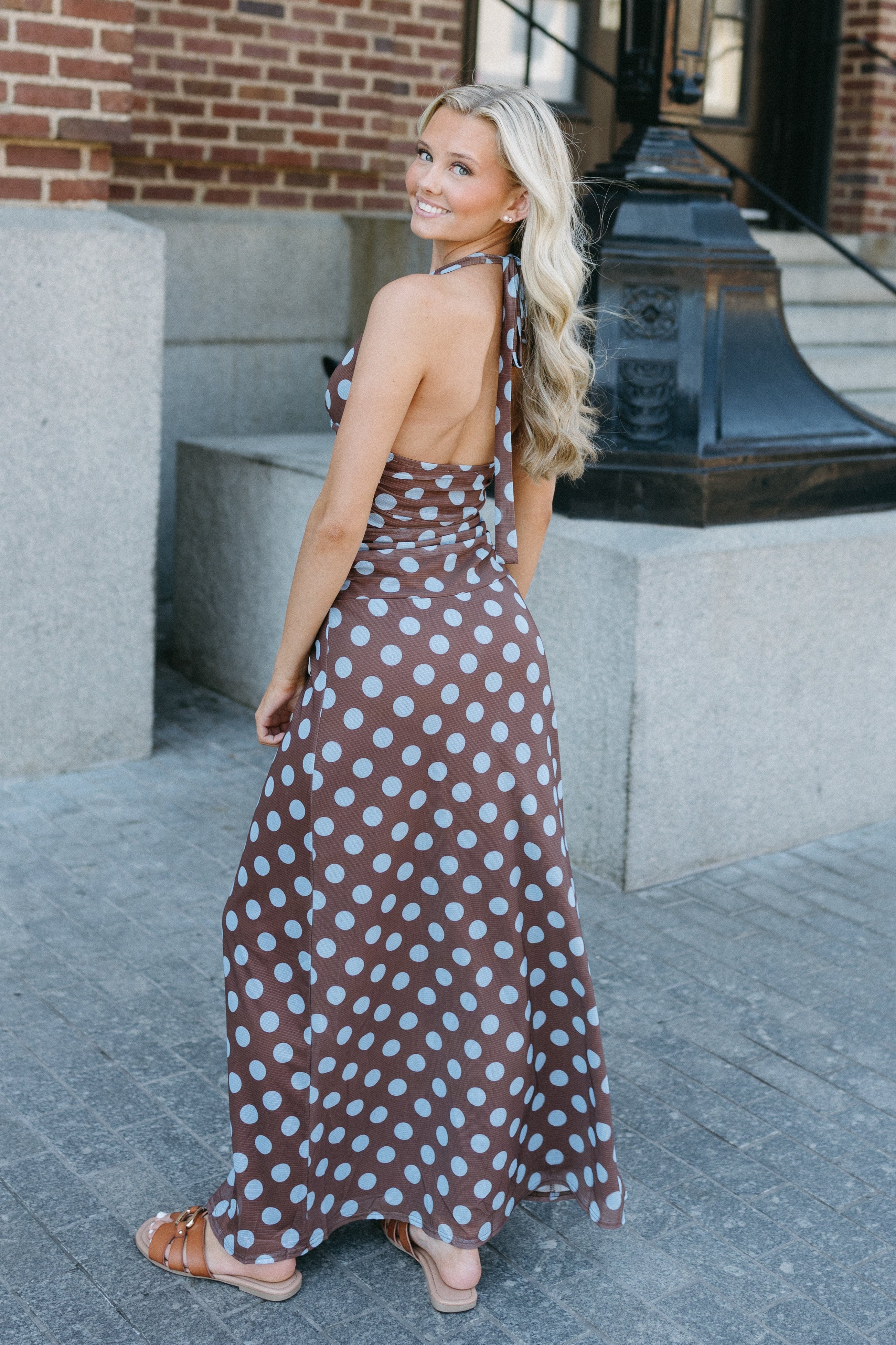 Leona Mesh Maxi Dress