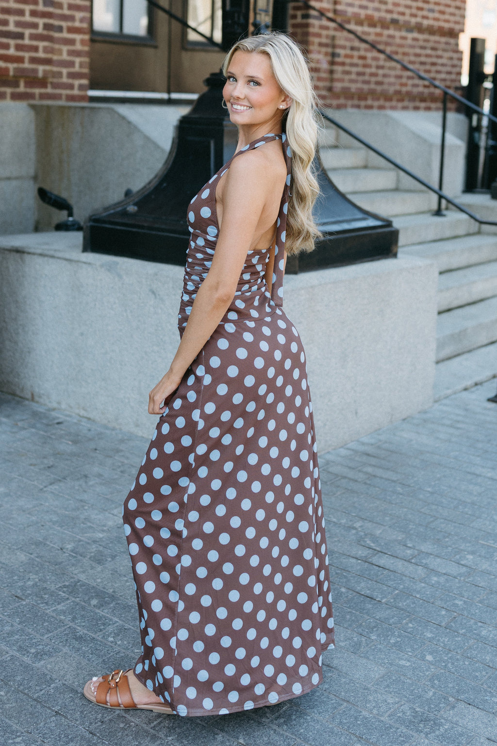Leona Mesh Maxi Dress