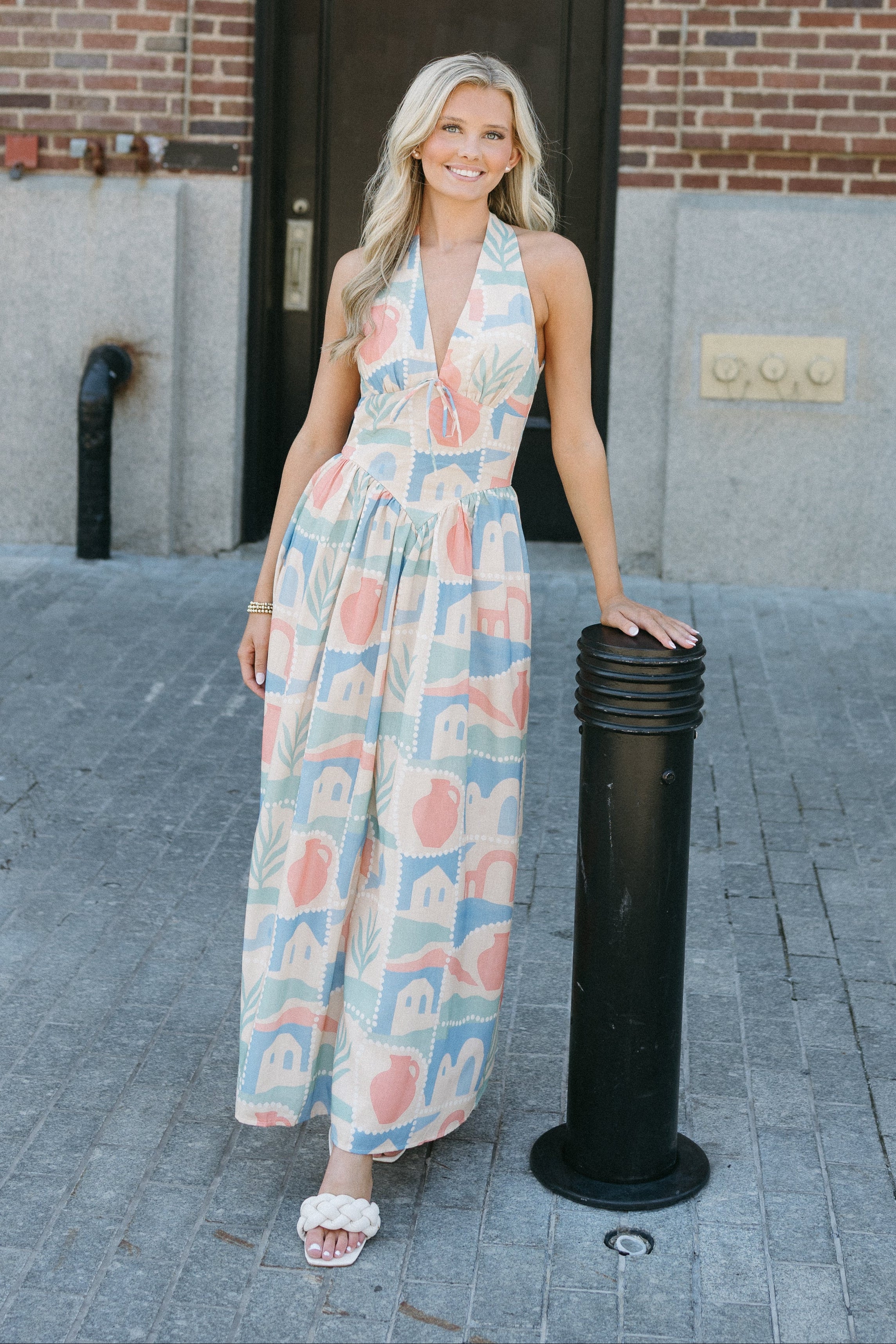 Island Muse Keyhole Maxi Dress