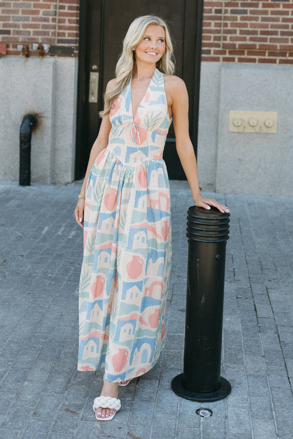 Island Muse Keyhole Maxi Dress