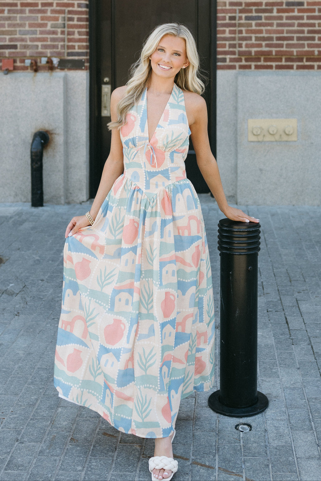 Island Muse Keyhole Maxi Dress