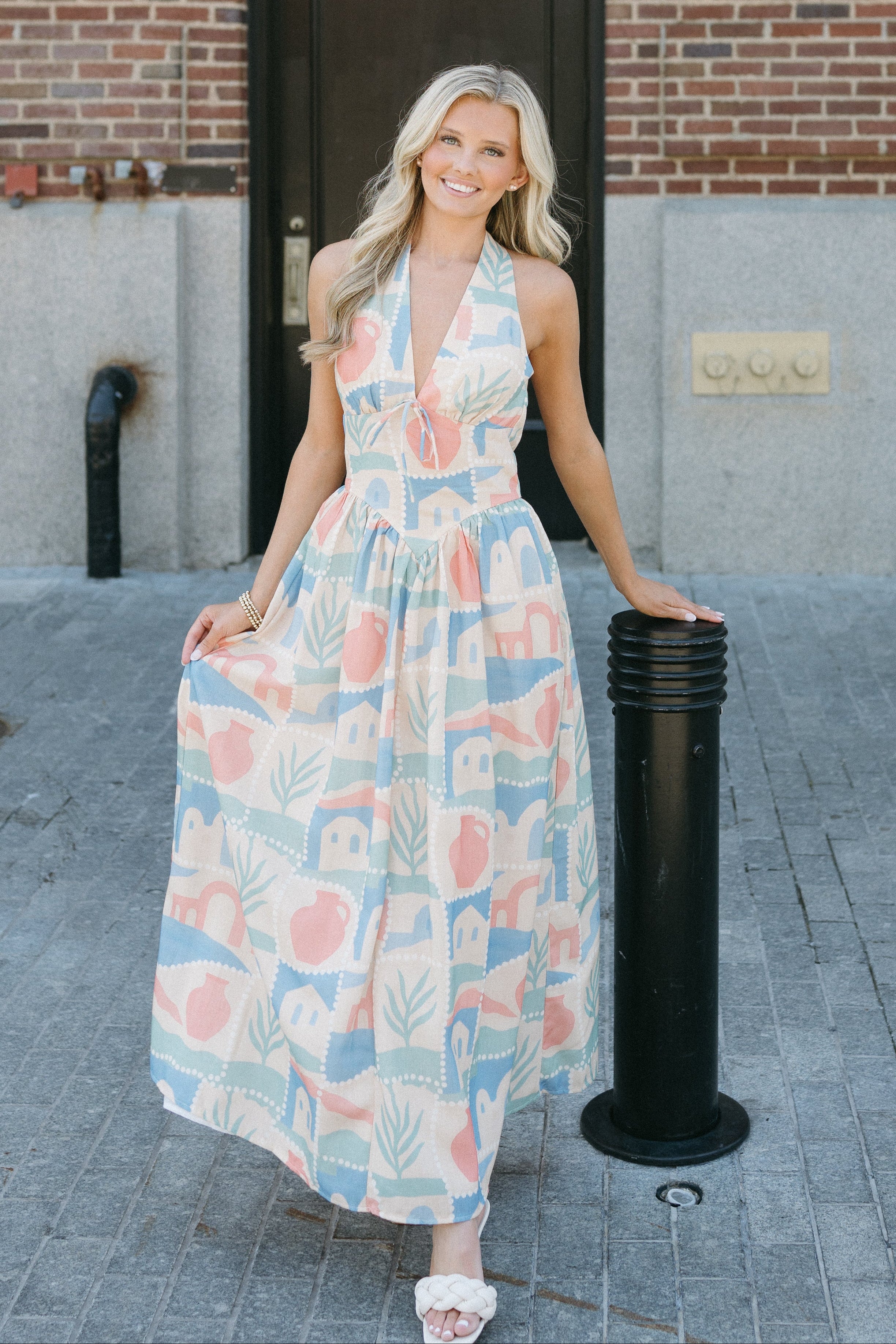 Island Muse Keyhole Maxi Dress