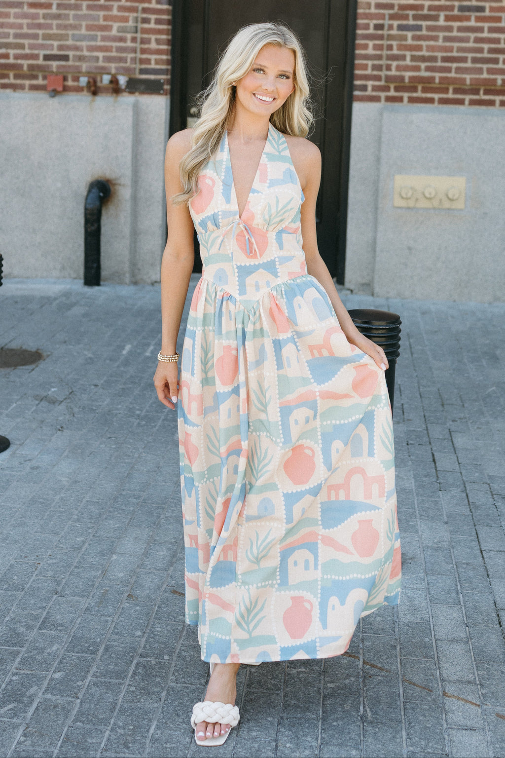 Island Muse Keyhole Maxi Dress