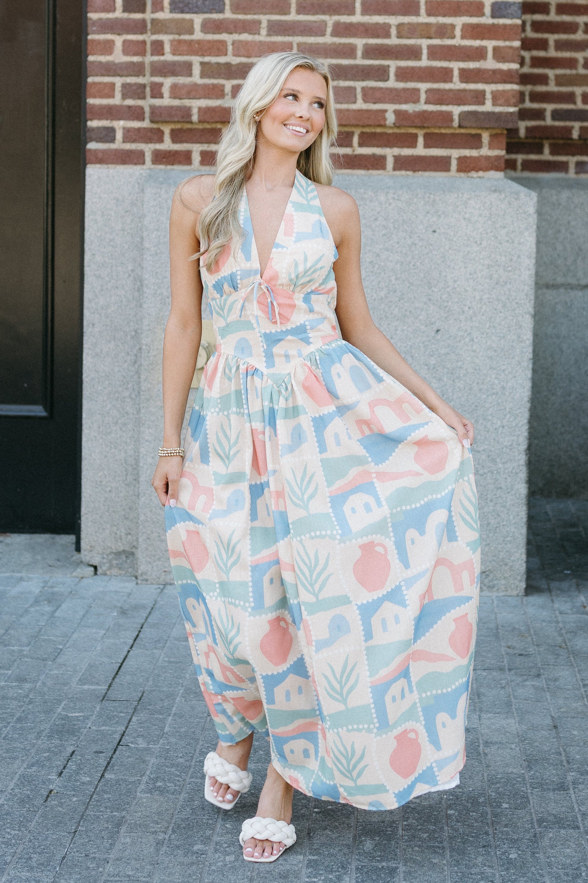 Island Muse Keyhole Maxi Dress