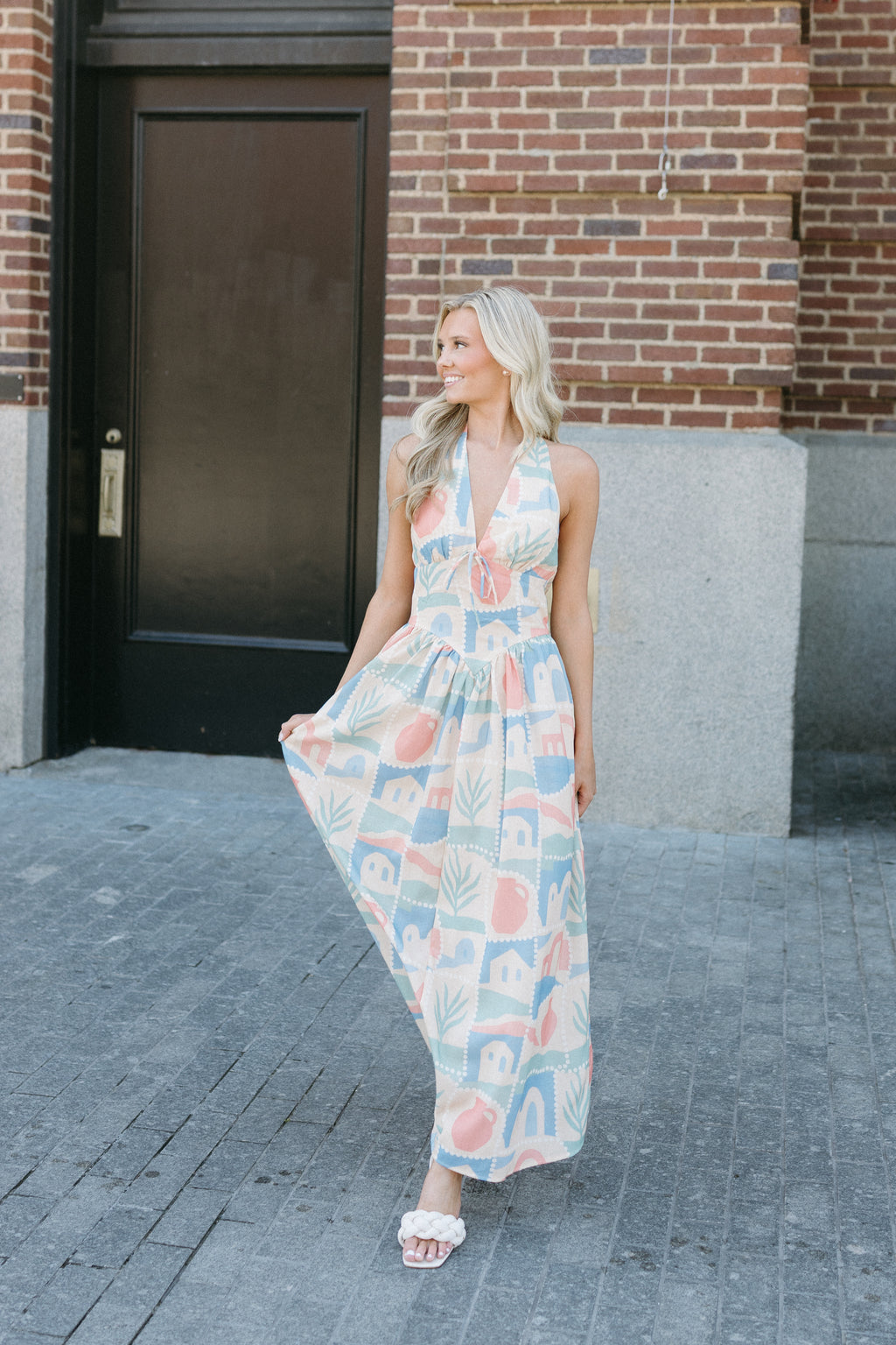 Island Muse Keyhole Maxi Dress
