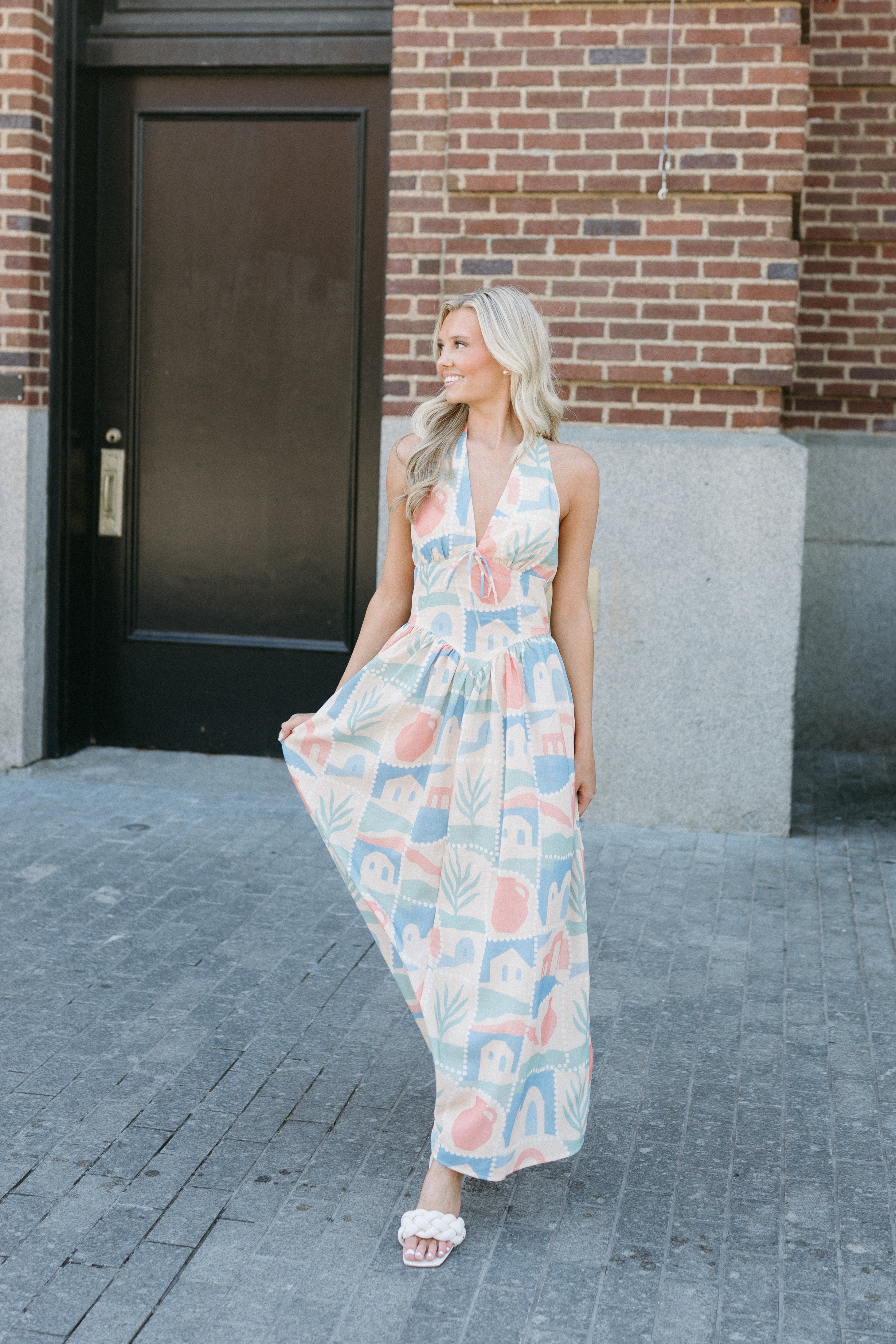 Island Muse Keyhole Maxi Dress