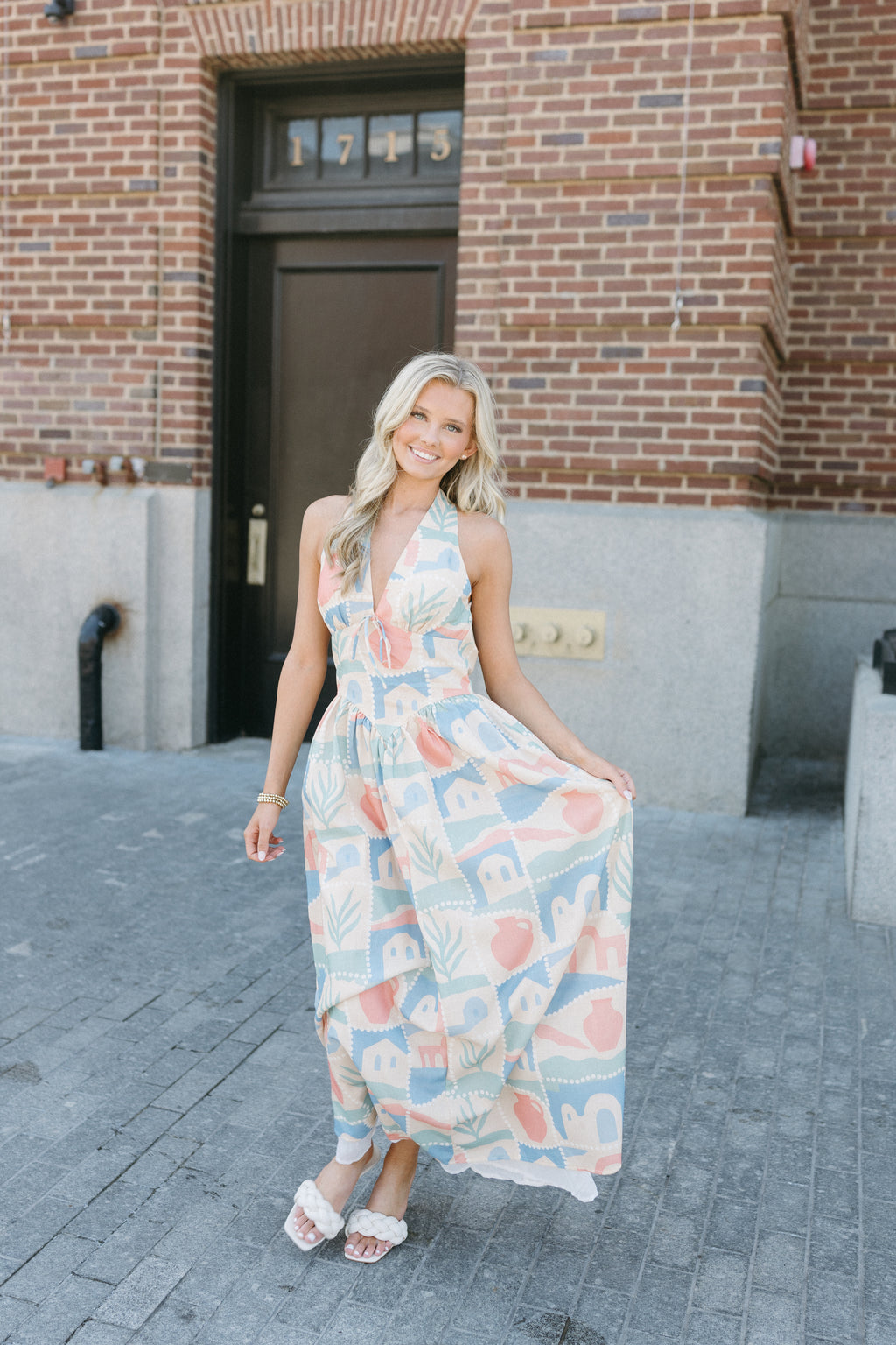 Island Muse Keyhole Maxi Dress