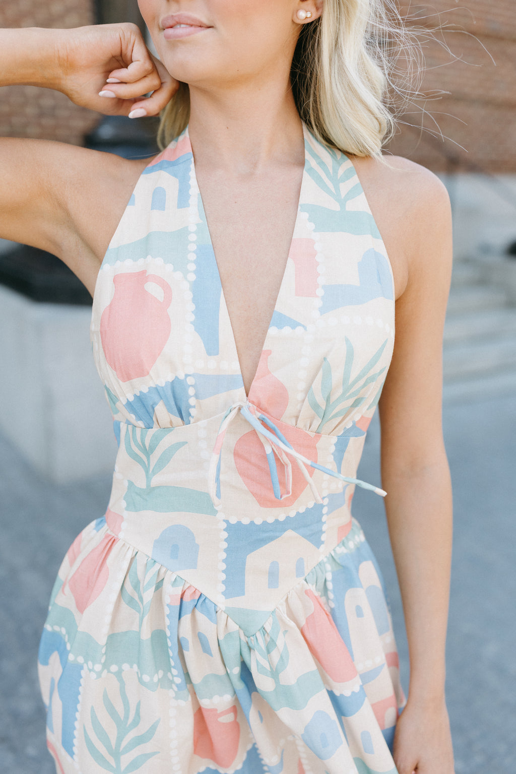 Island Muse Keyhole Maxi Dress