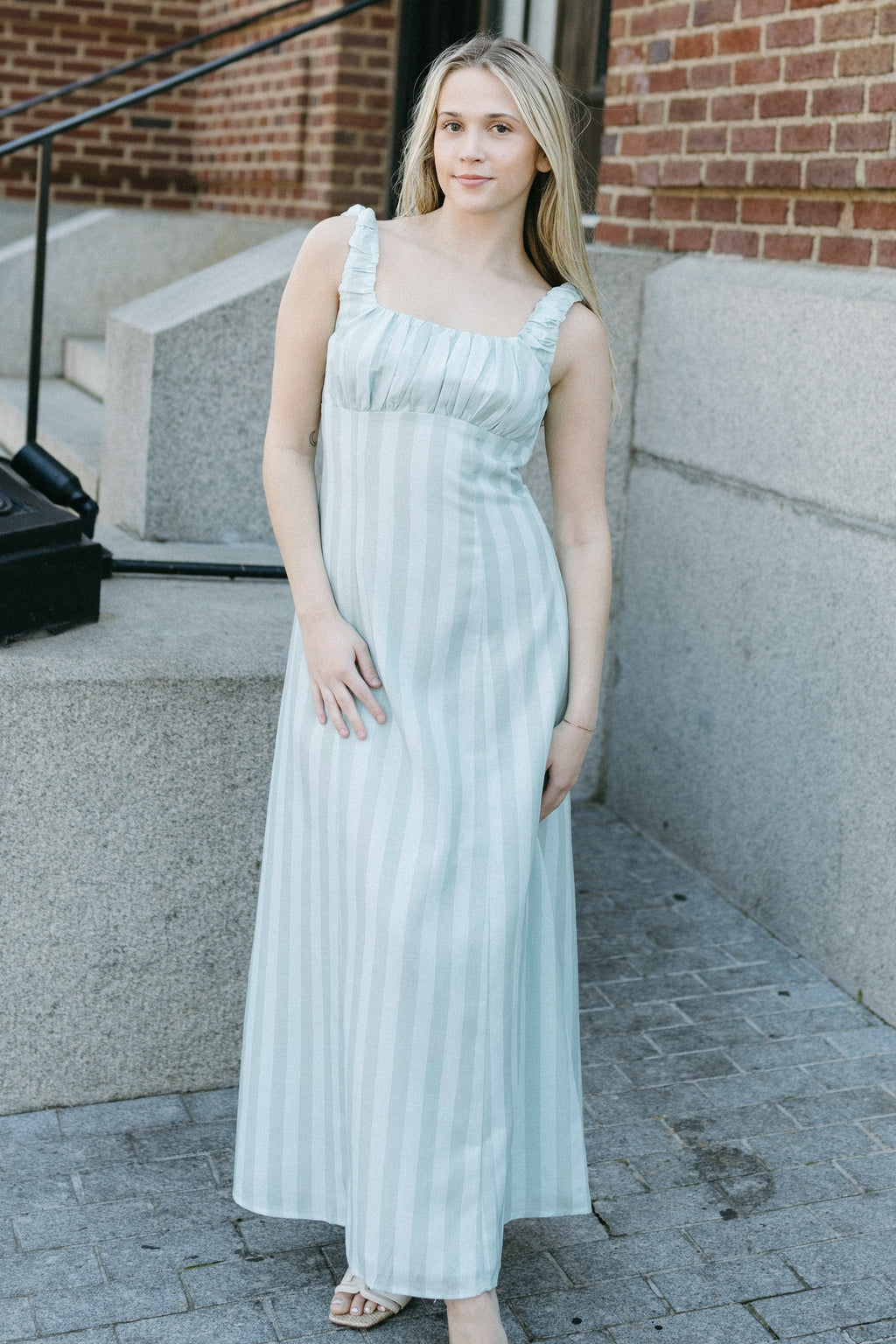 The Newport Stripe Maxi Dress