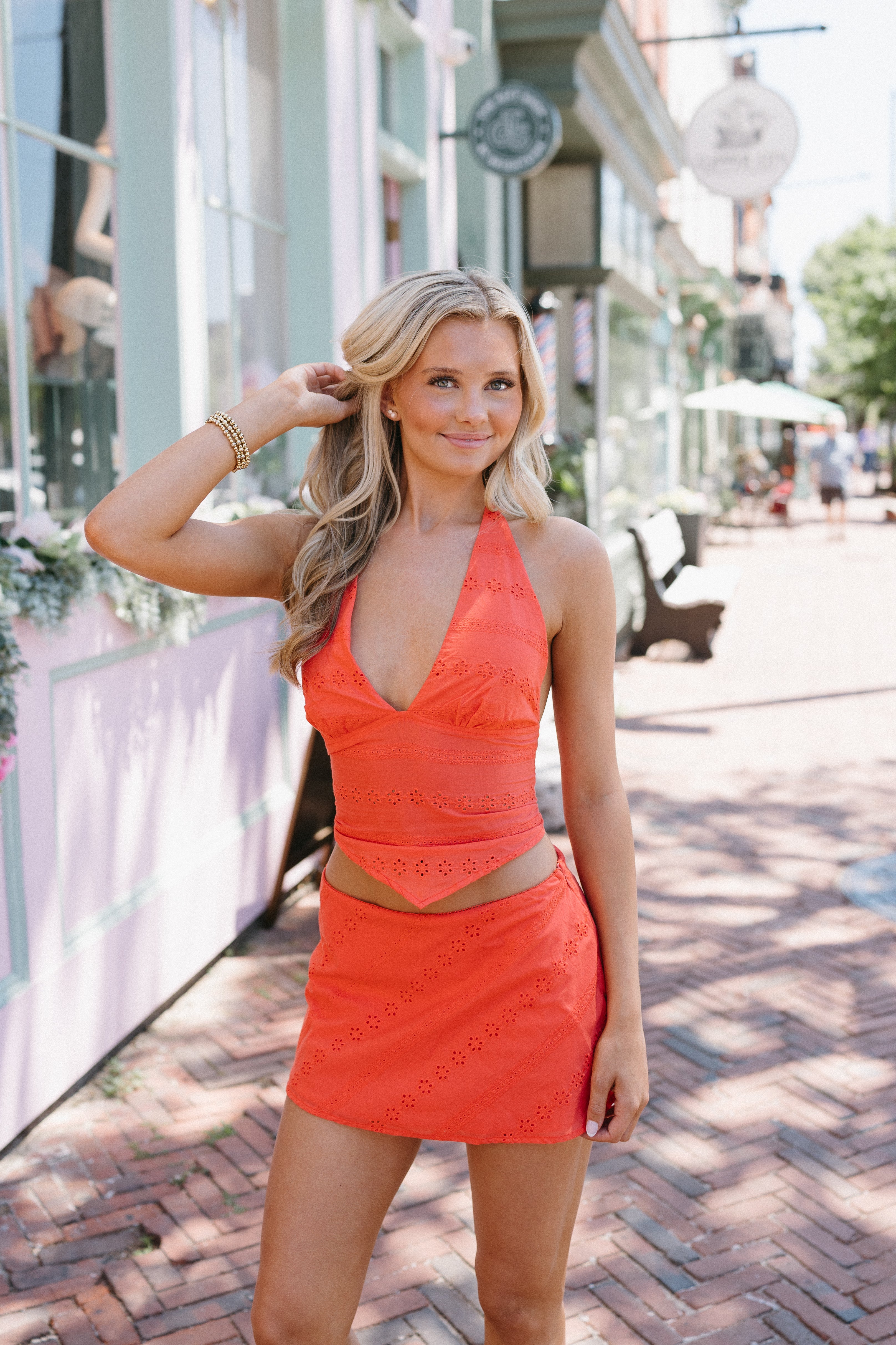 Sunset Echo Mini Skirt