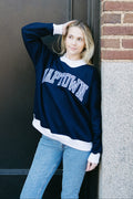 Preorder Naptown Gingham Embroidered Mock Neck