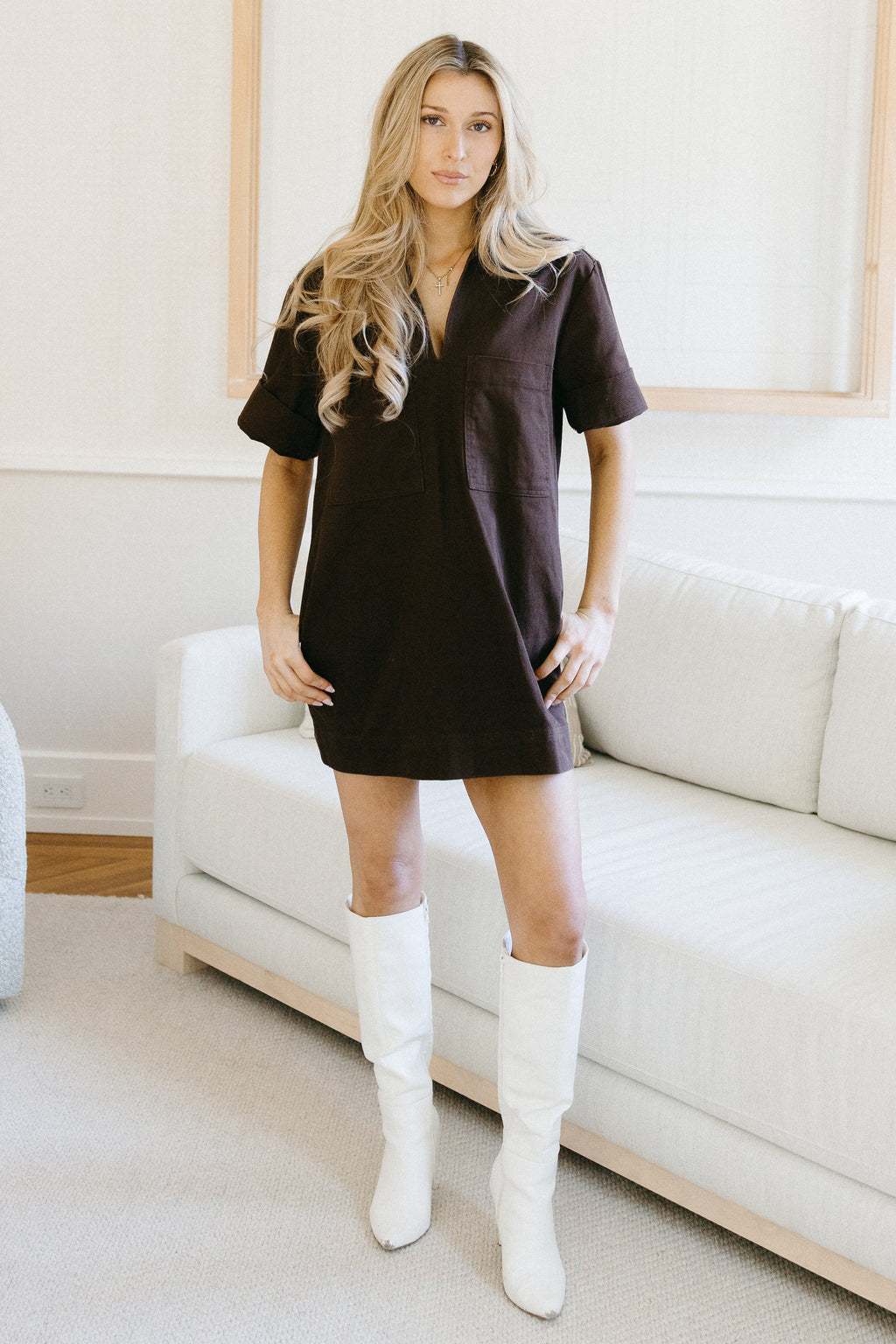 Lily Pocket Mini Dress