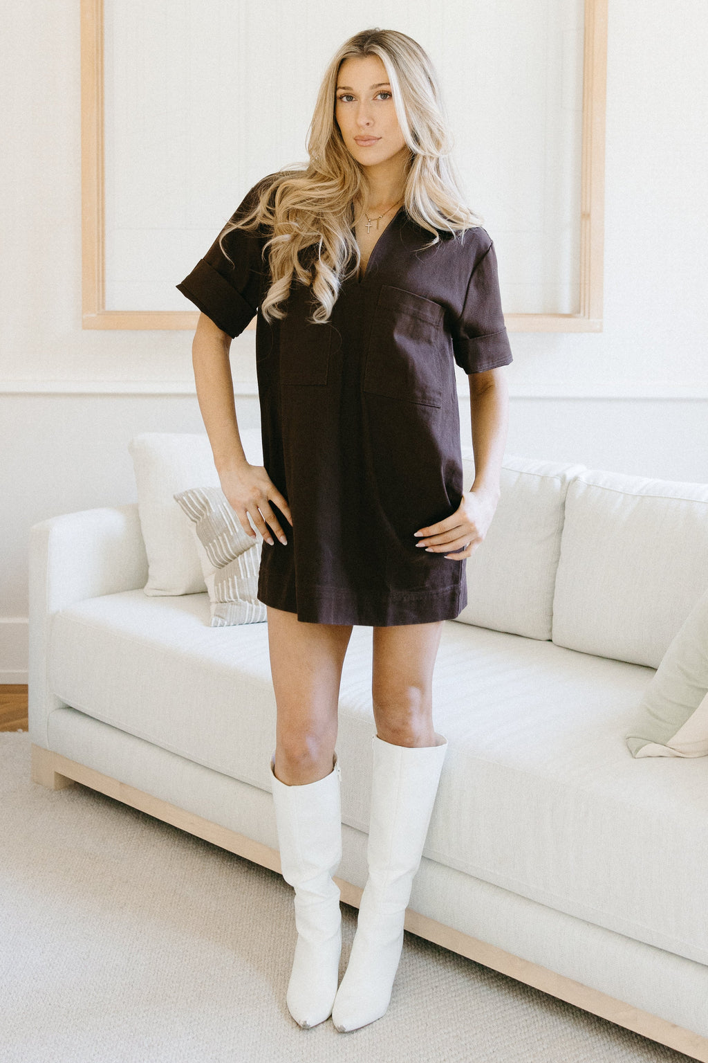 Lily Pocket Mini Dress