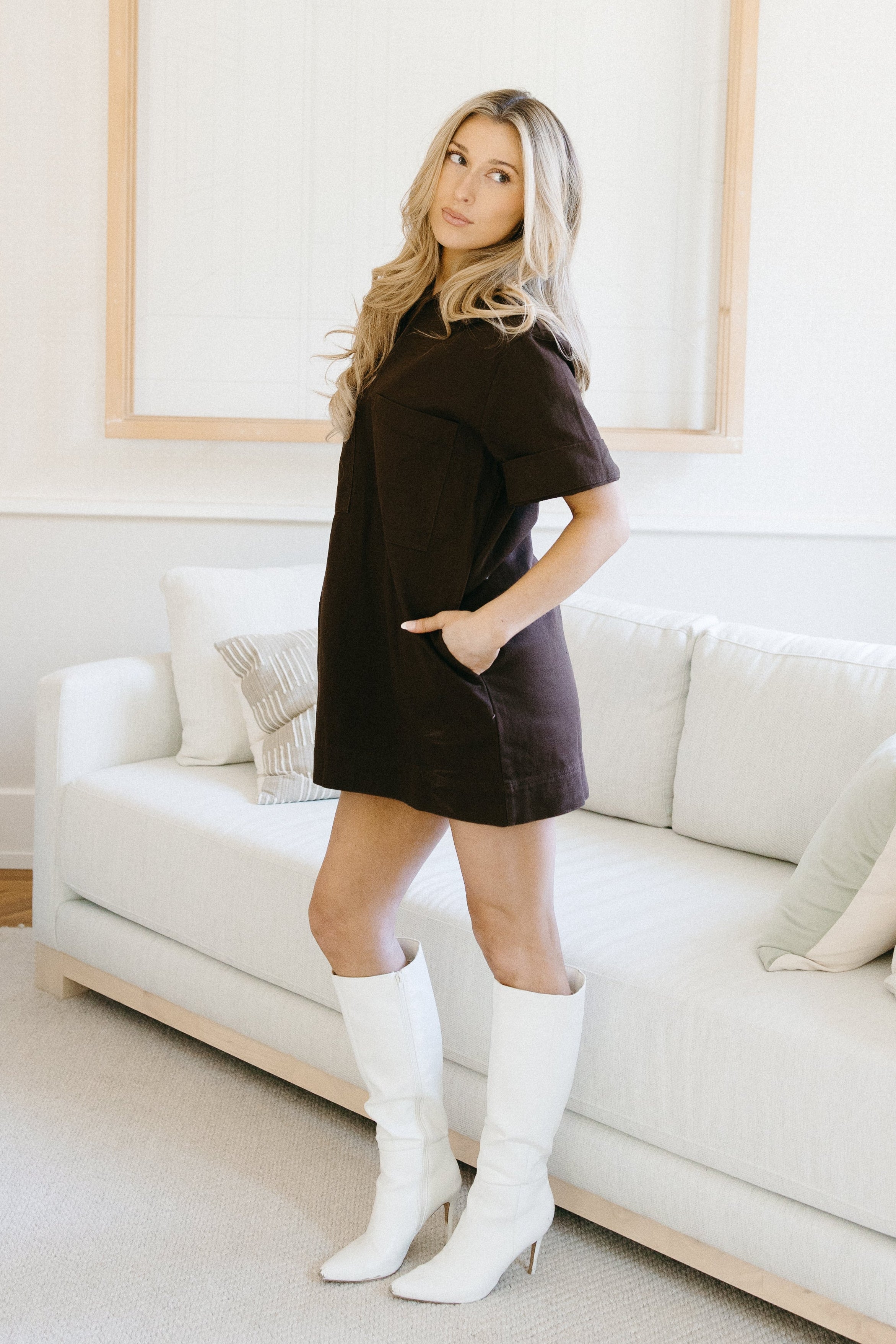 Lily Pocket Mini Dress