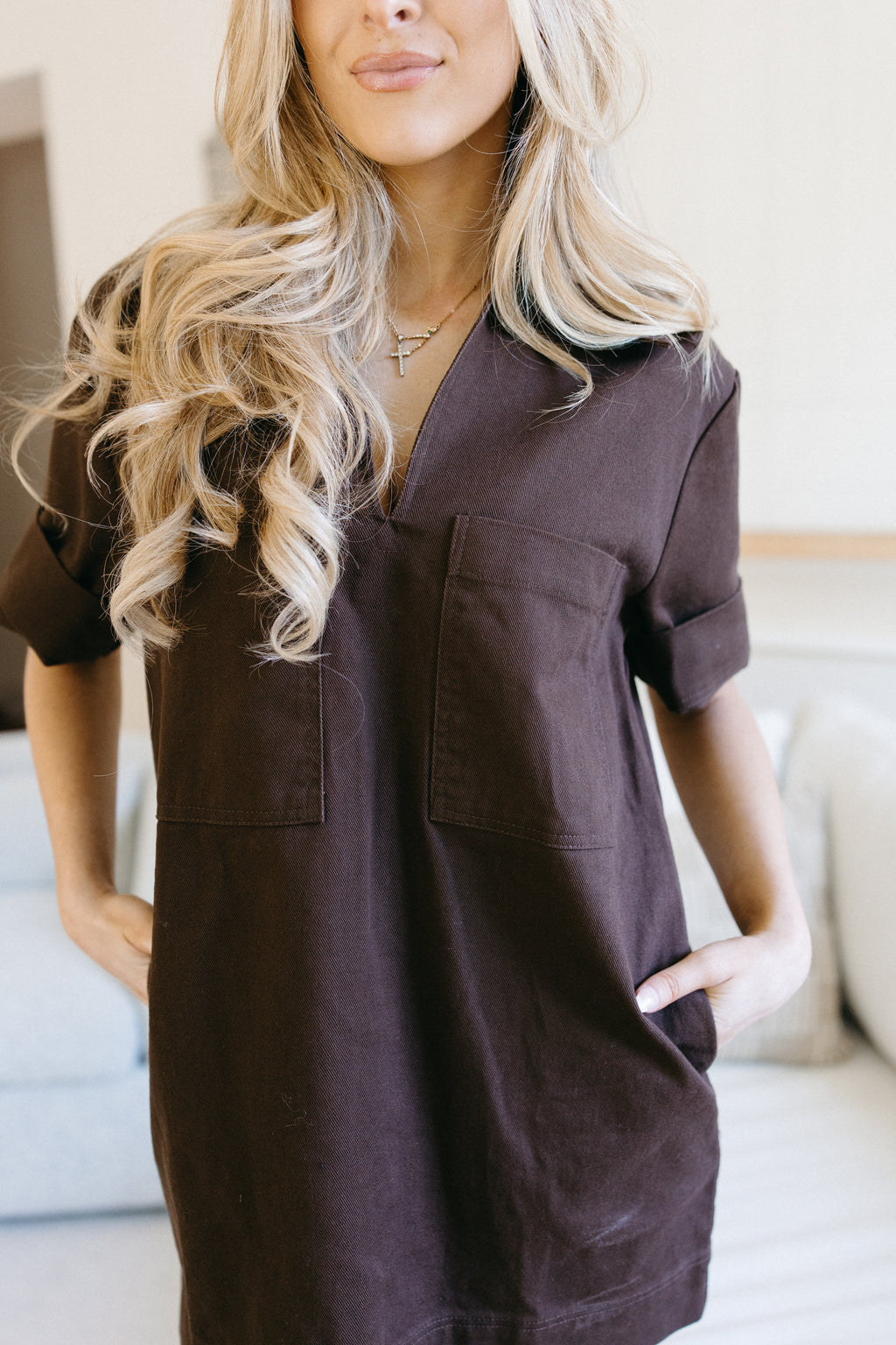 Lily Pocket Mini Dress