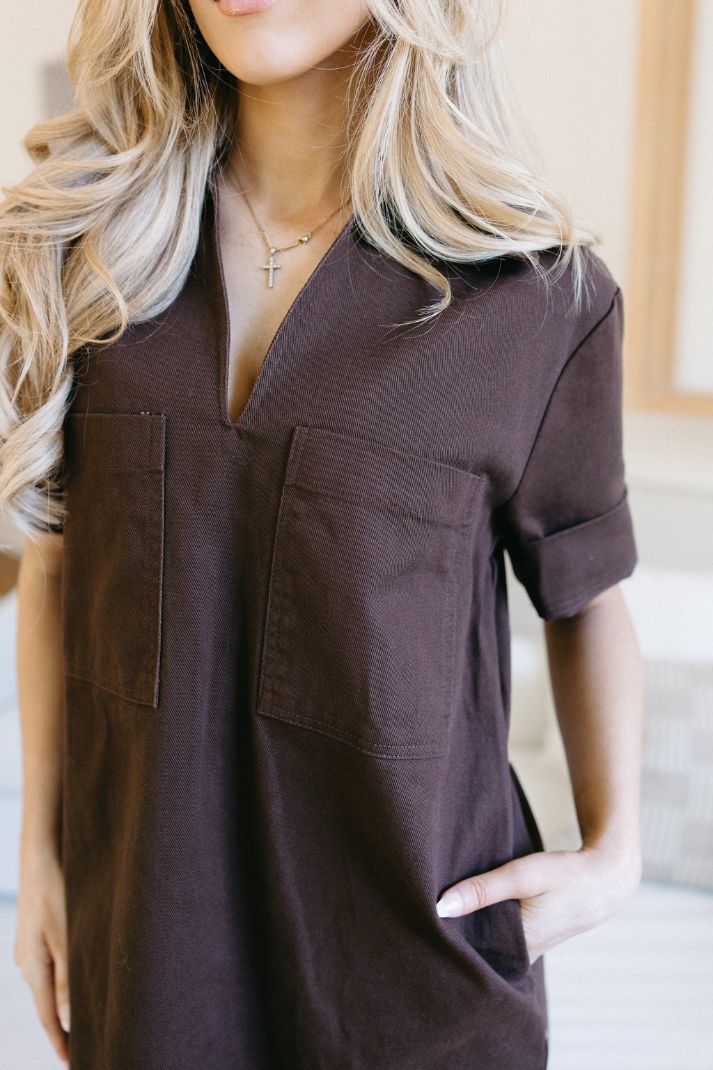 Lily Pocket Mini Dress