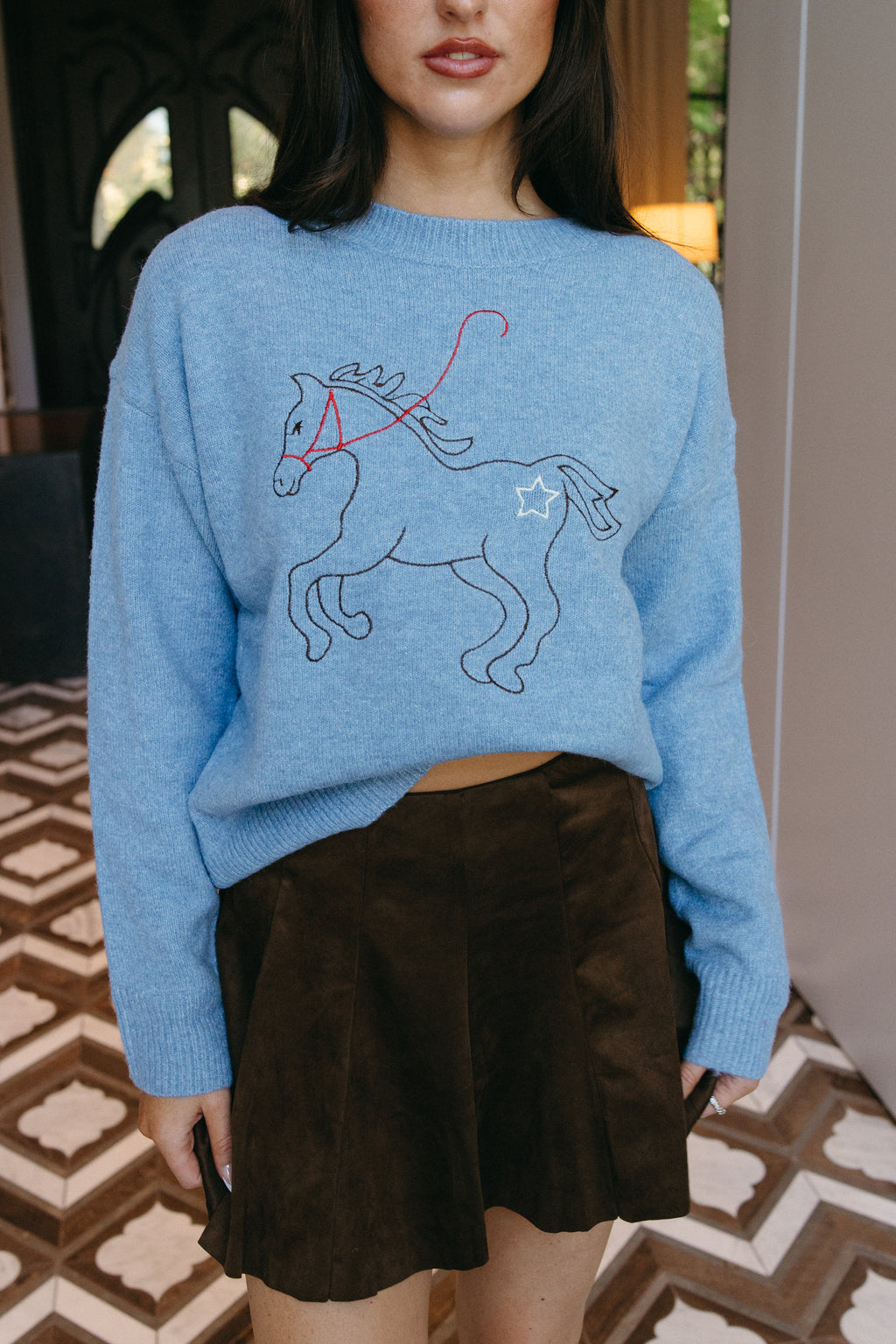 Equestrian Charm Sweater