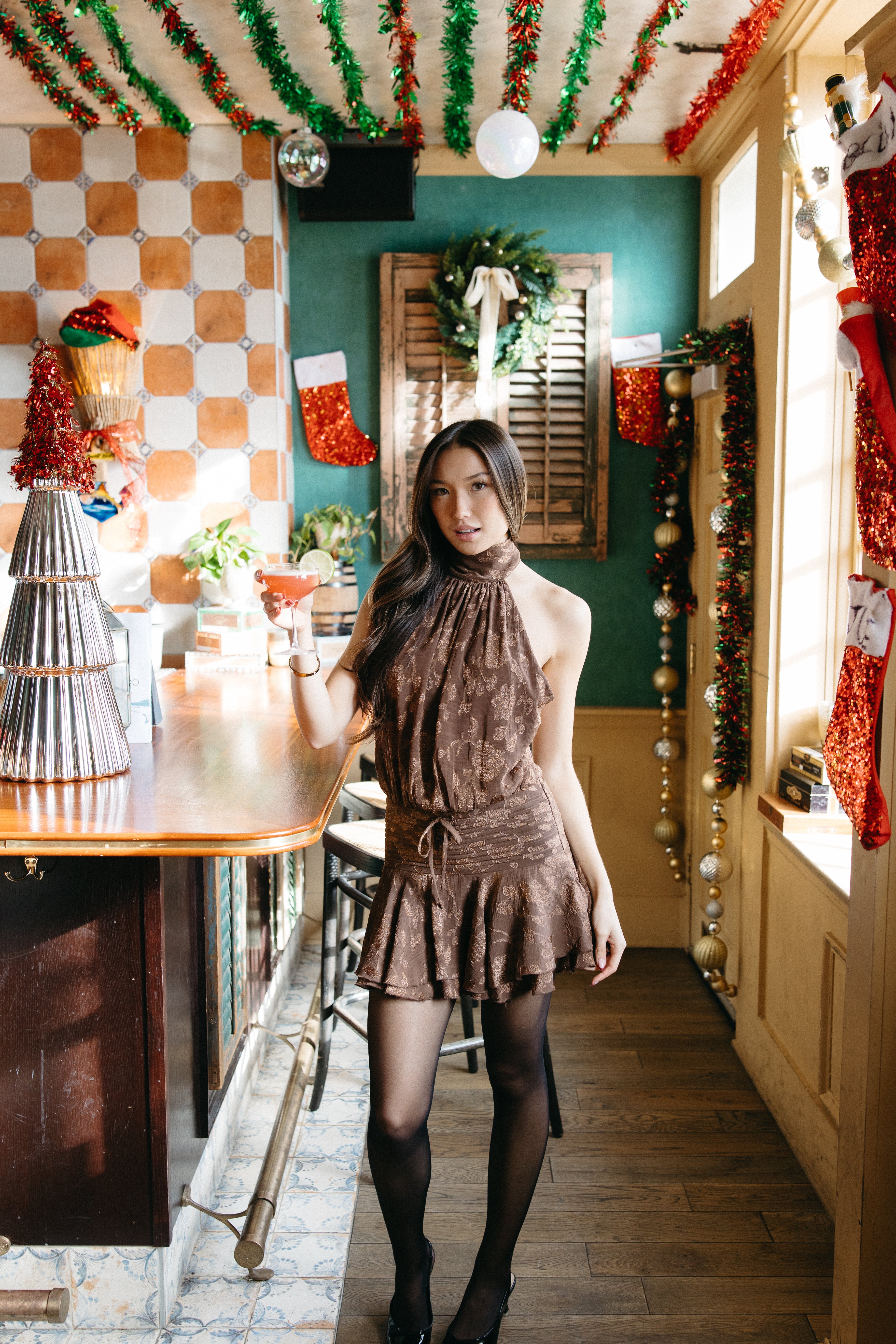 Garden Glow Mini Dress