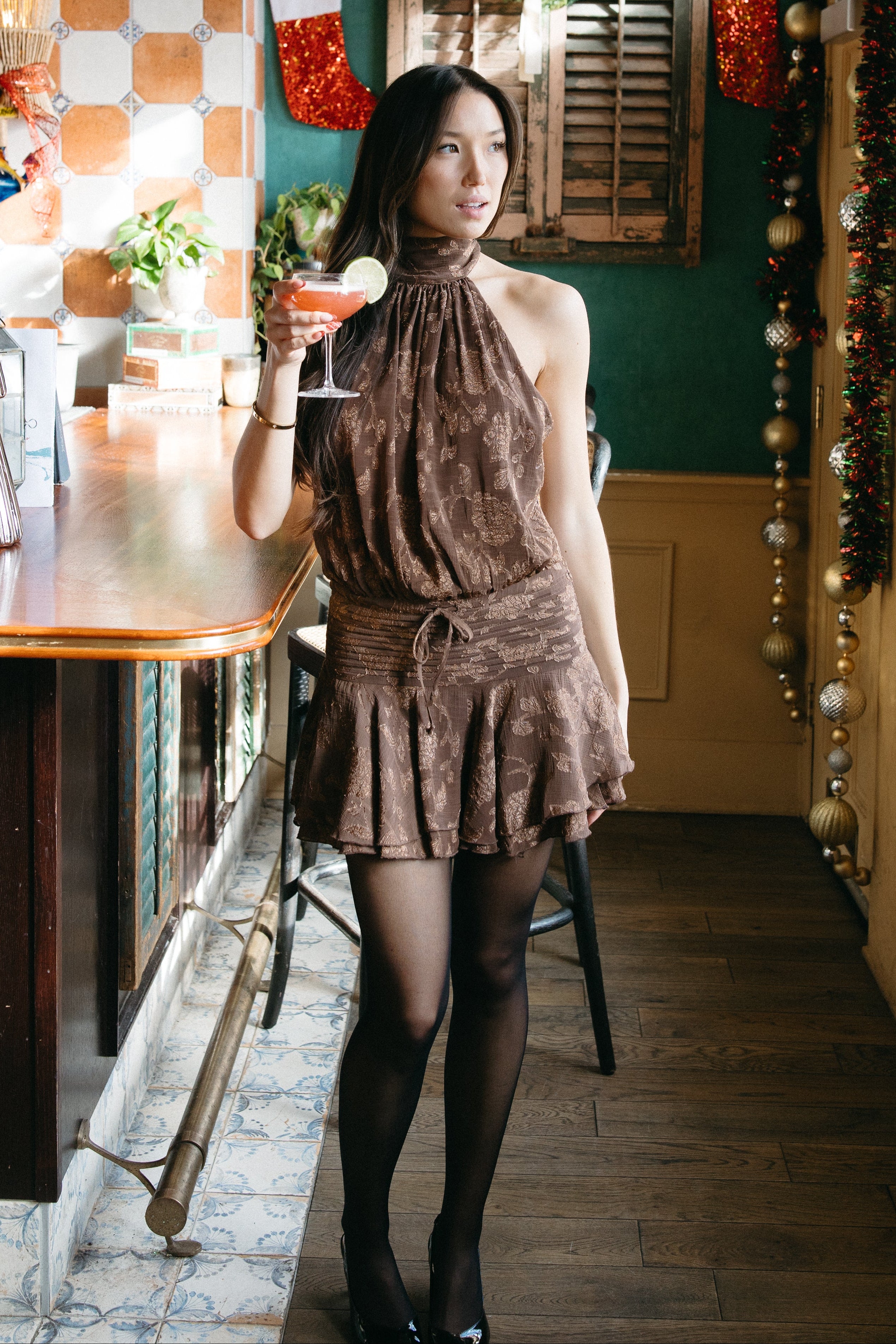 Garden Glow Mini Dress