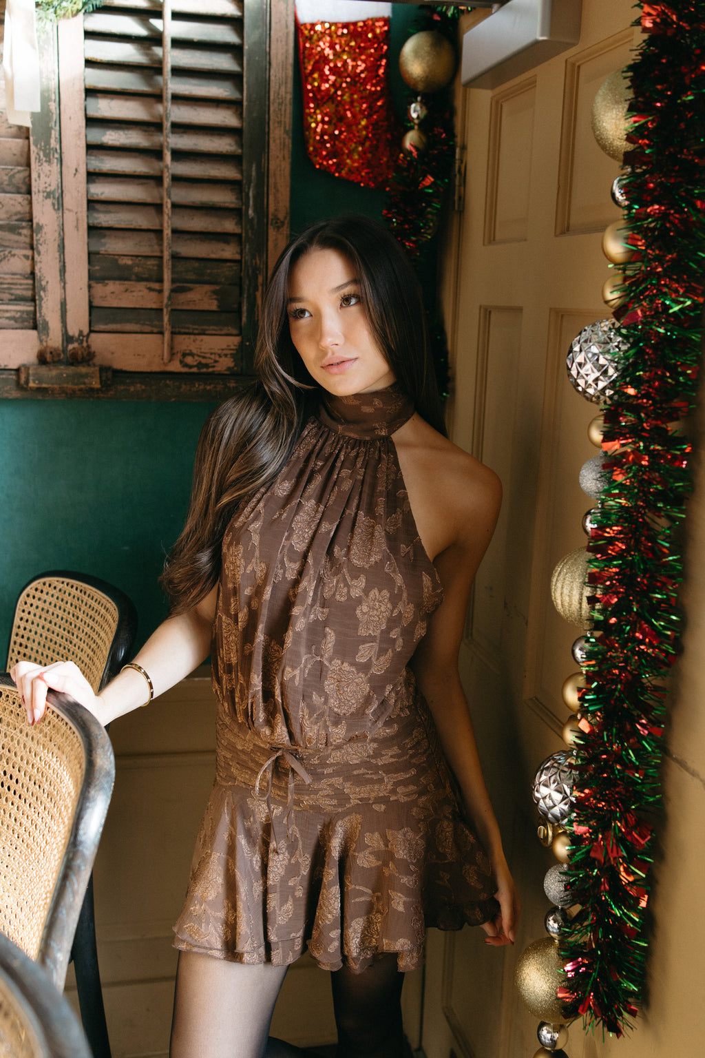 Garden Glow Mini Dress