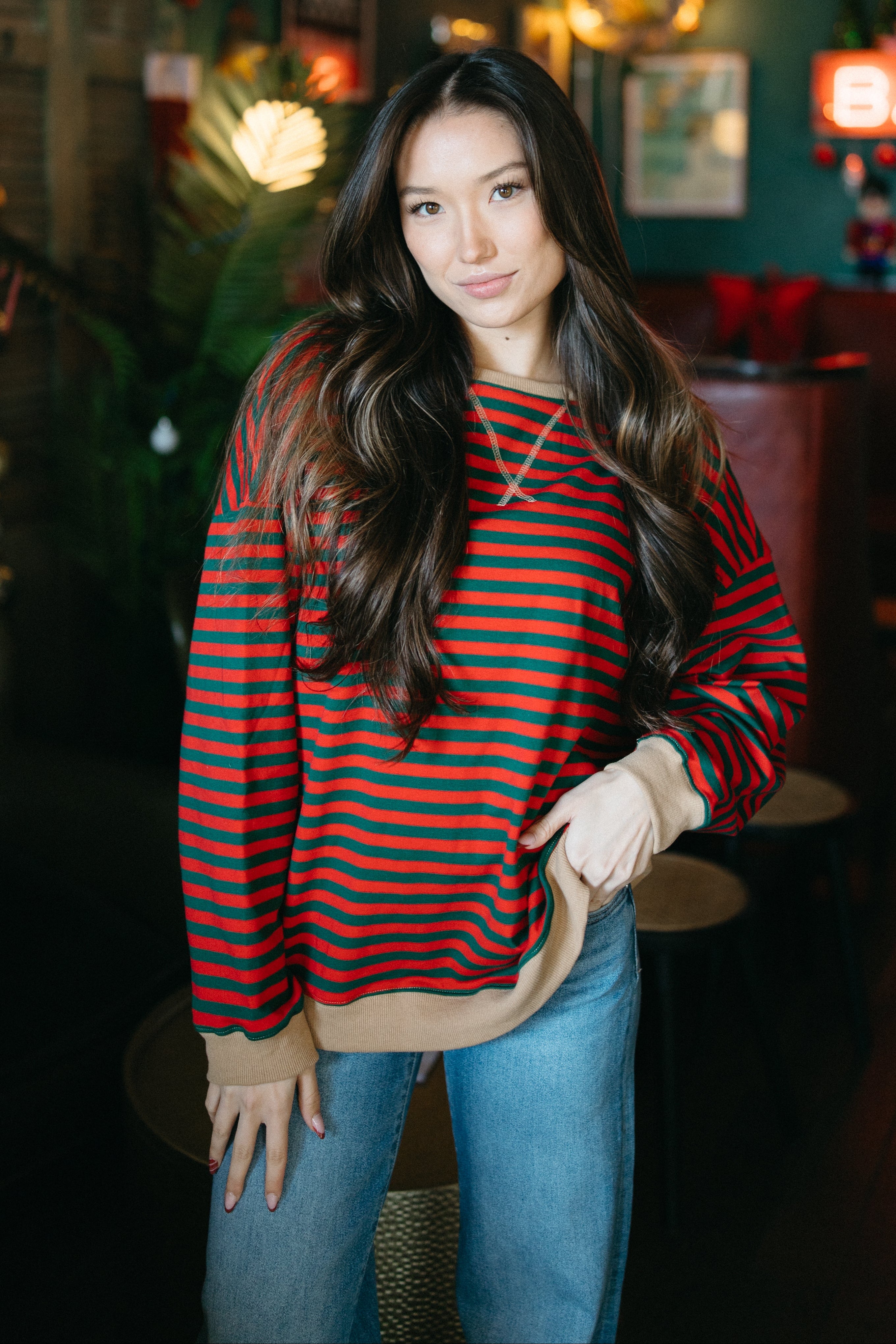 Heritage Contrast Stripe Pullover
