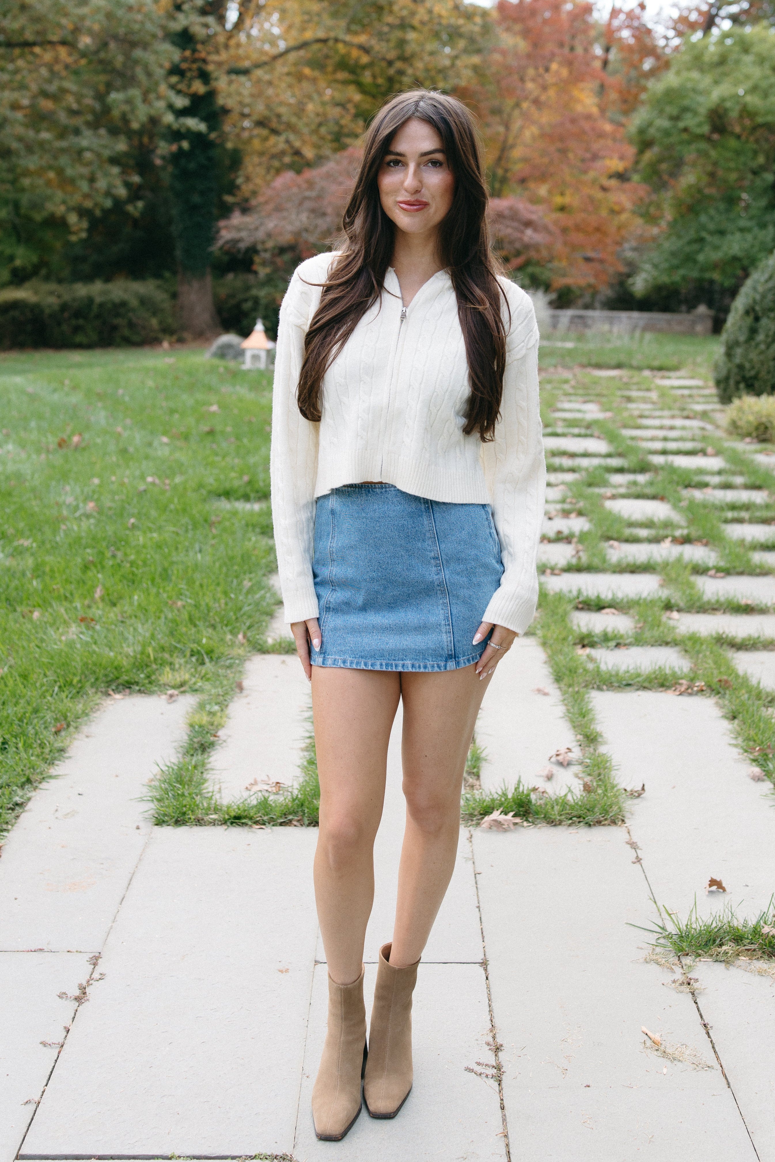 Quincy Zip Up Cardigan