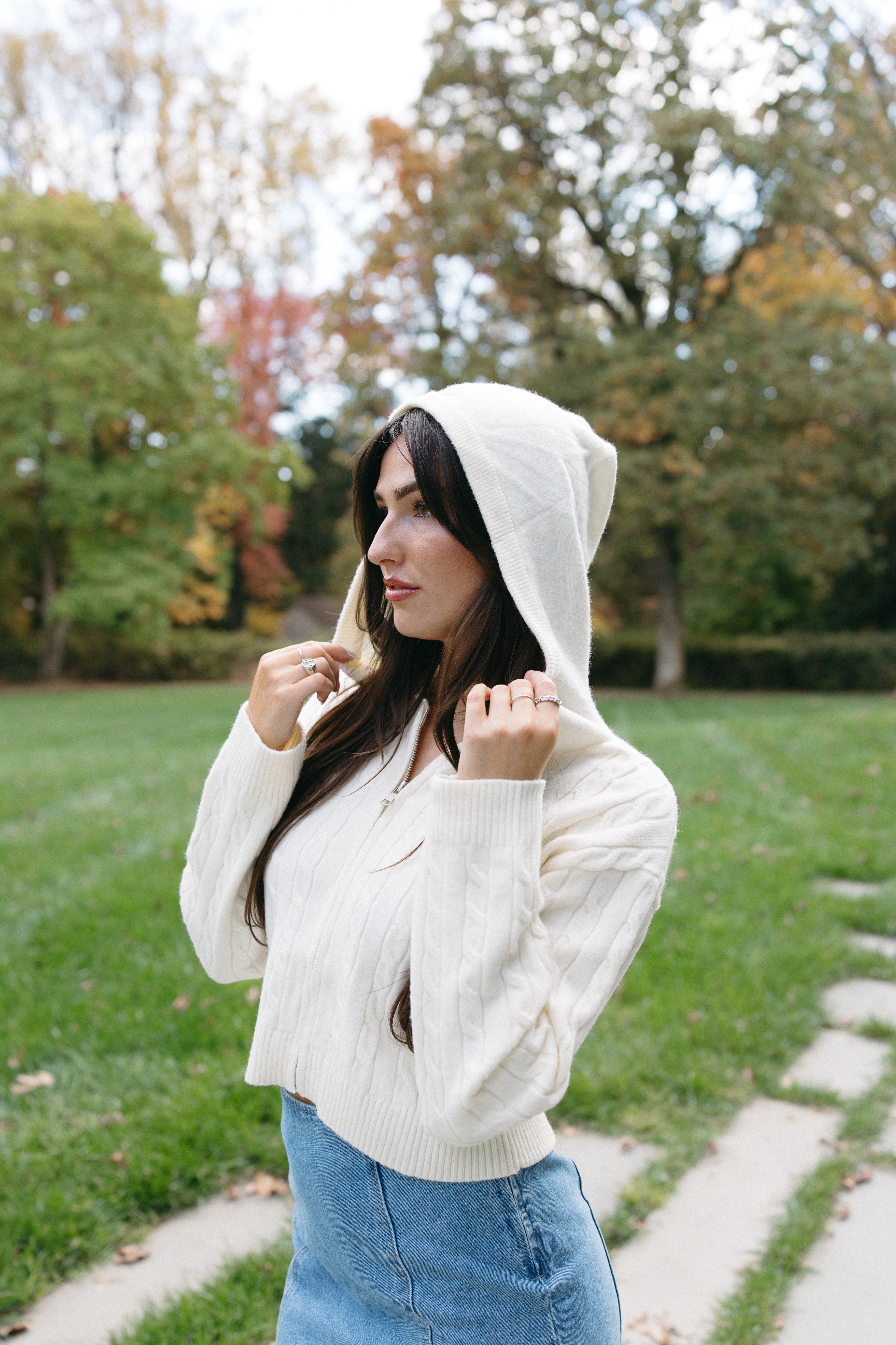 Quincy Zip Up Cardigan