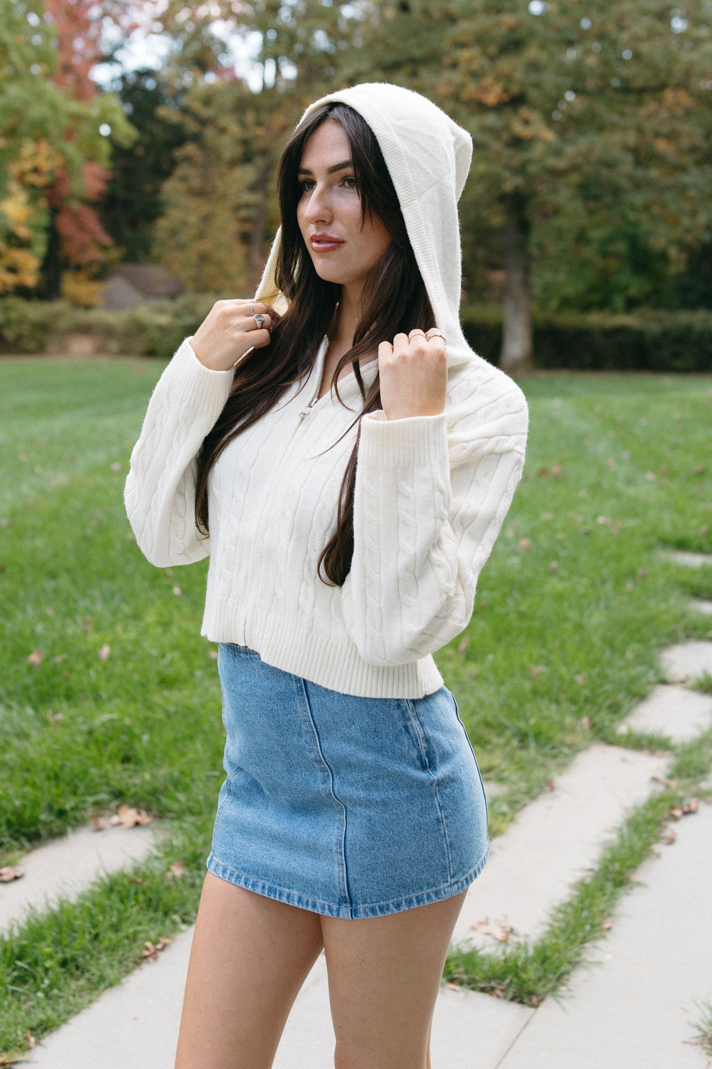 Quincy Zip Up Cardigan