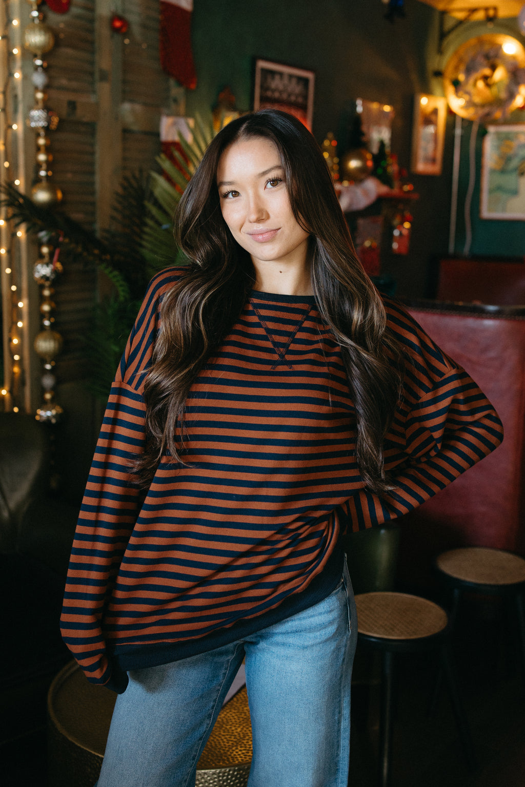 Heritage Contrast Stripe Pullover