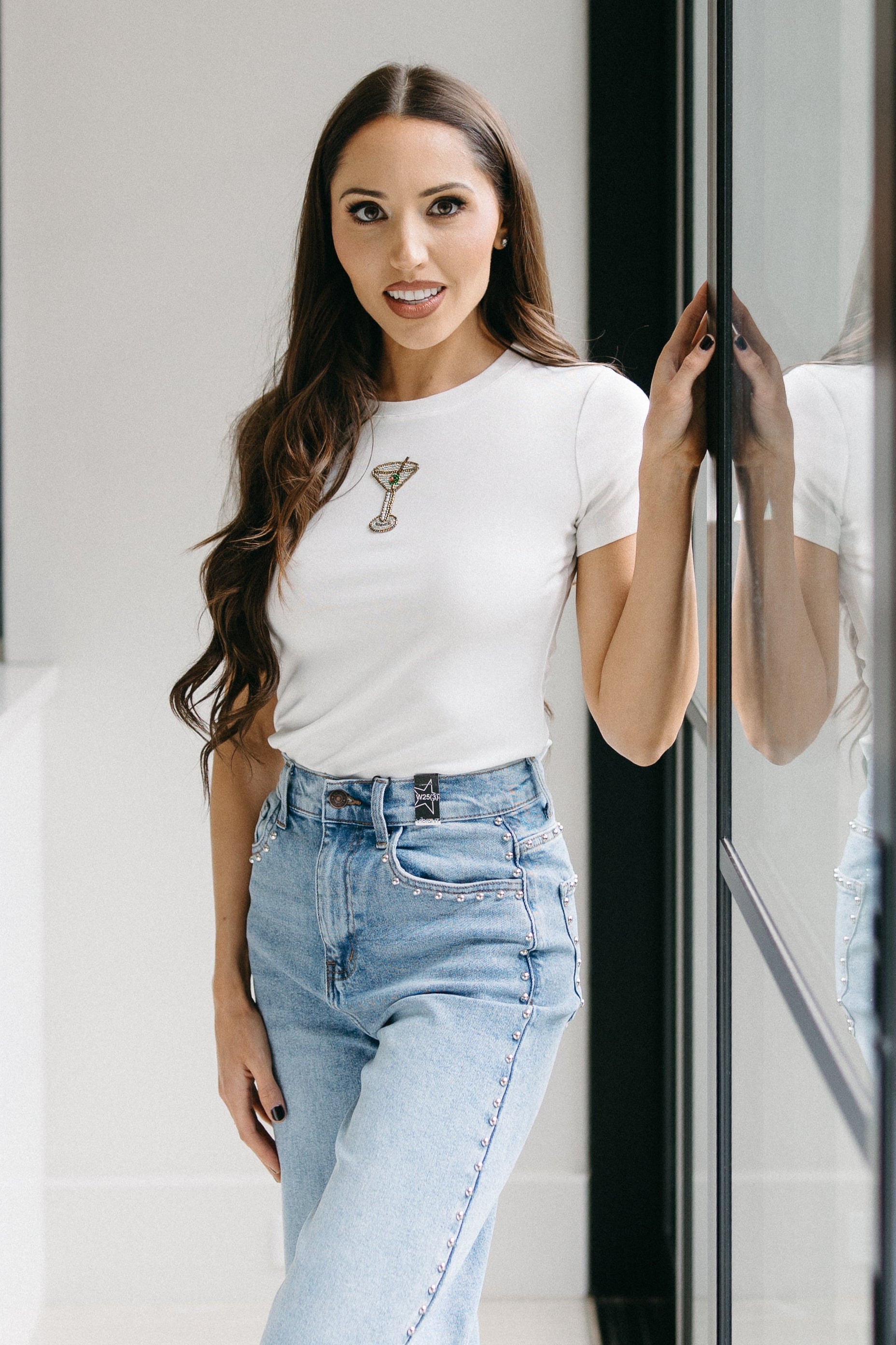 Gemma Martini Bead Tee