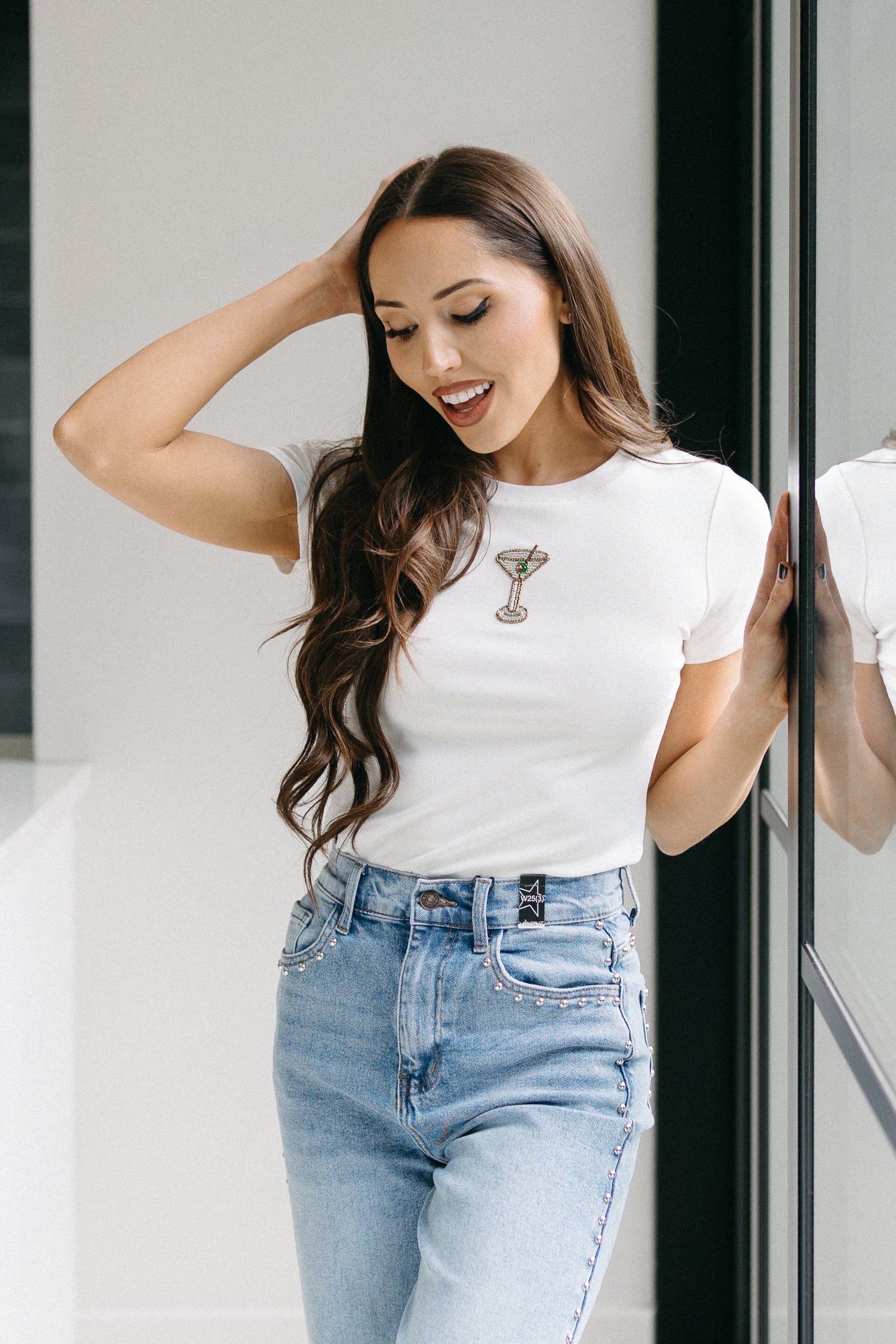 Gemma Martini Bead Tee