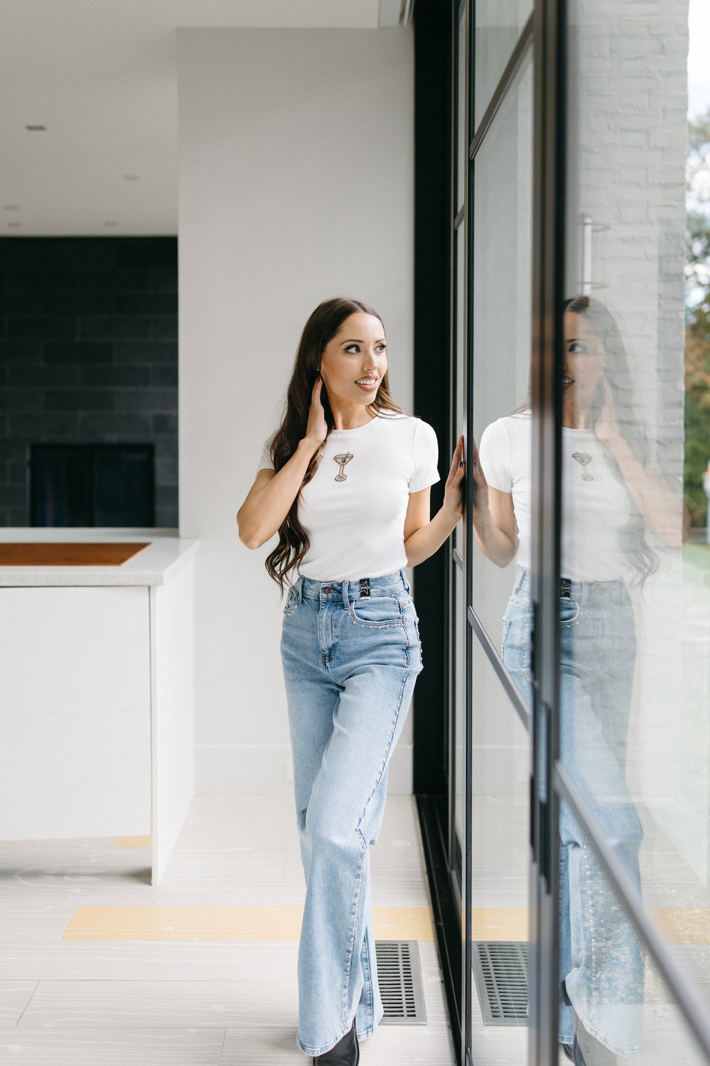 Gemma Martini Bead Tee