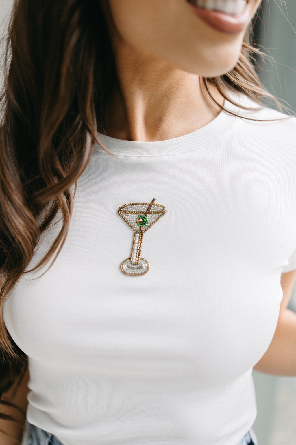 Gemma Martini Bead Tee